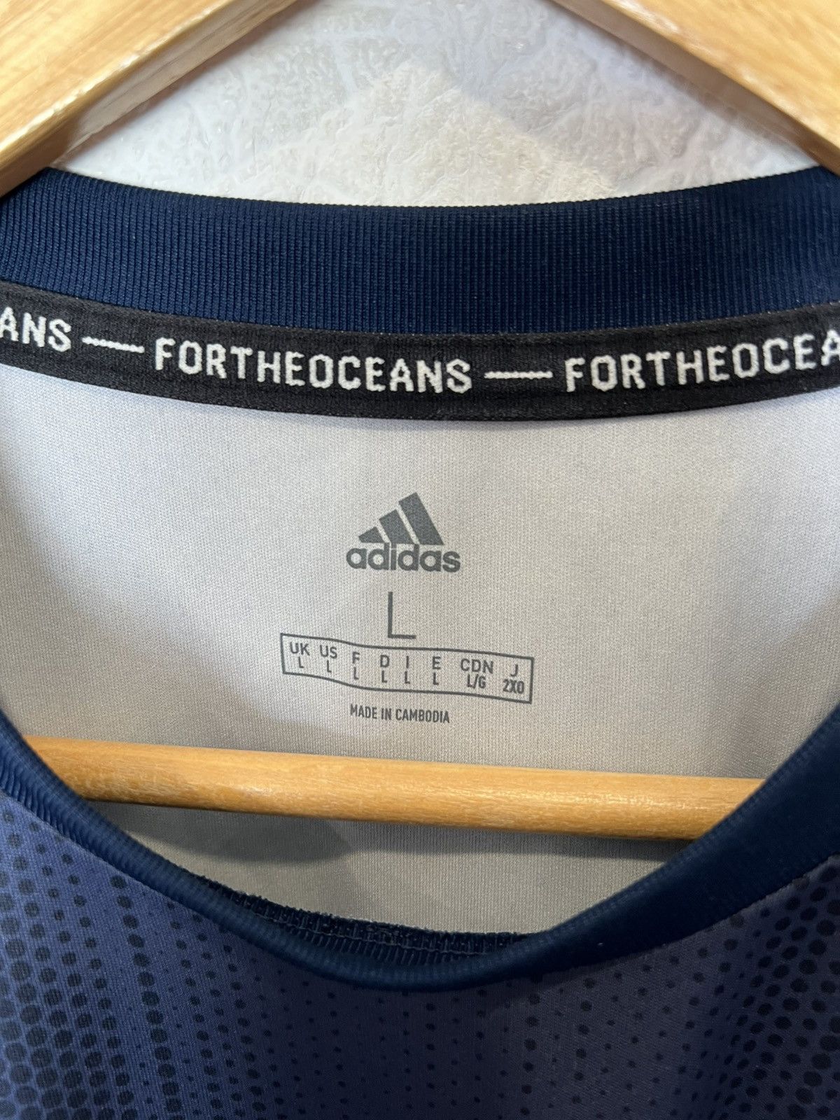 Adidas Manchester United Adidas 2018/2019 Parley Third Kit Soccer Size US L / EU 52-54 / 3 - 3 Thumbnail