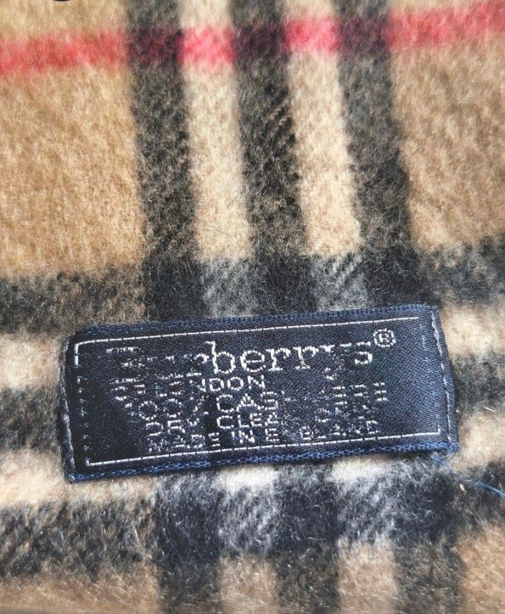 Burberry Vintage Burberry Scarf / Muffler / Neckwear Cashmere Size ONE SIZE - 5 Thumbnail