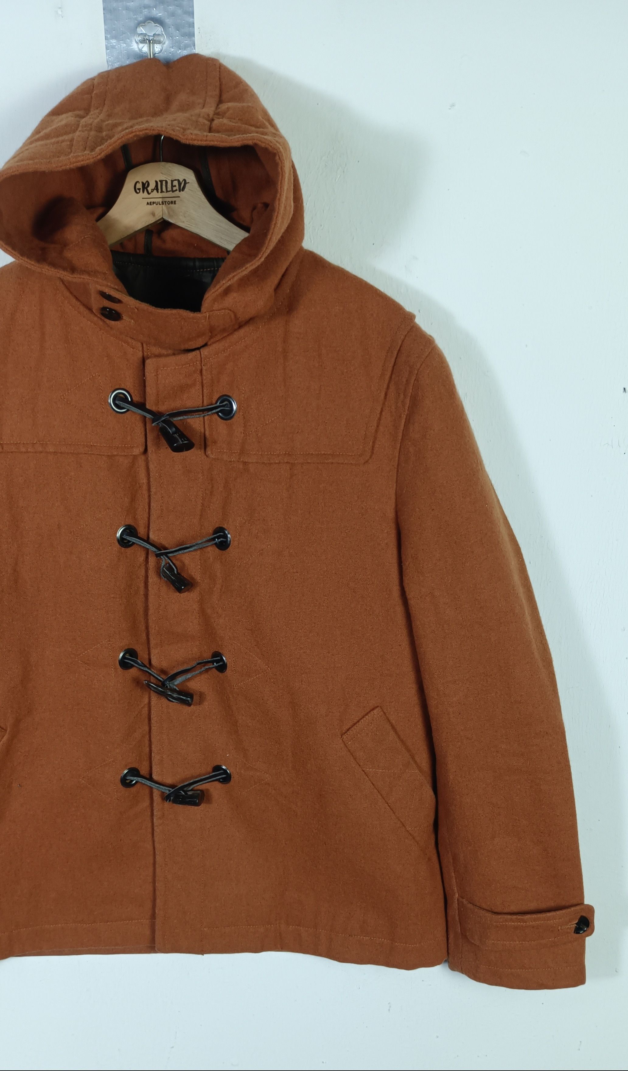 Boycott Vintage🇯🇵🔥 Boycott Duffle Coat Wool Jacket Size US L / EU 52-54 / 3 - 5 Thumbnail