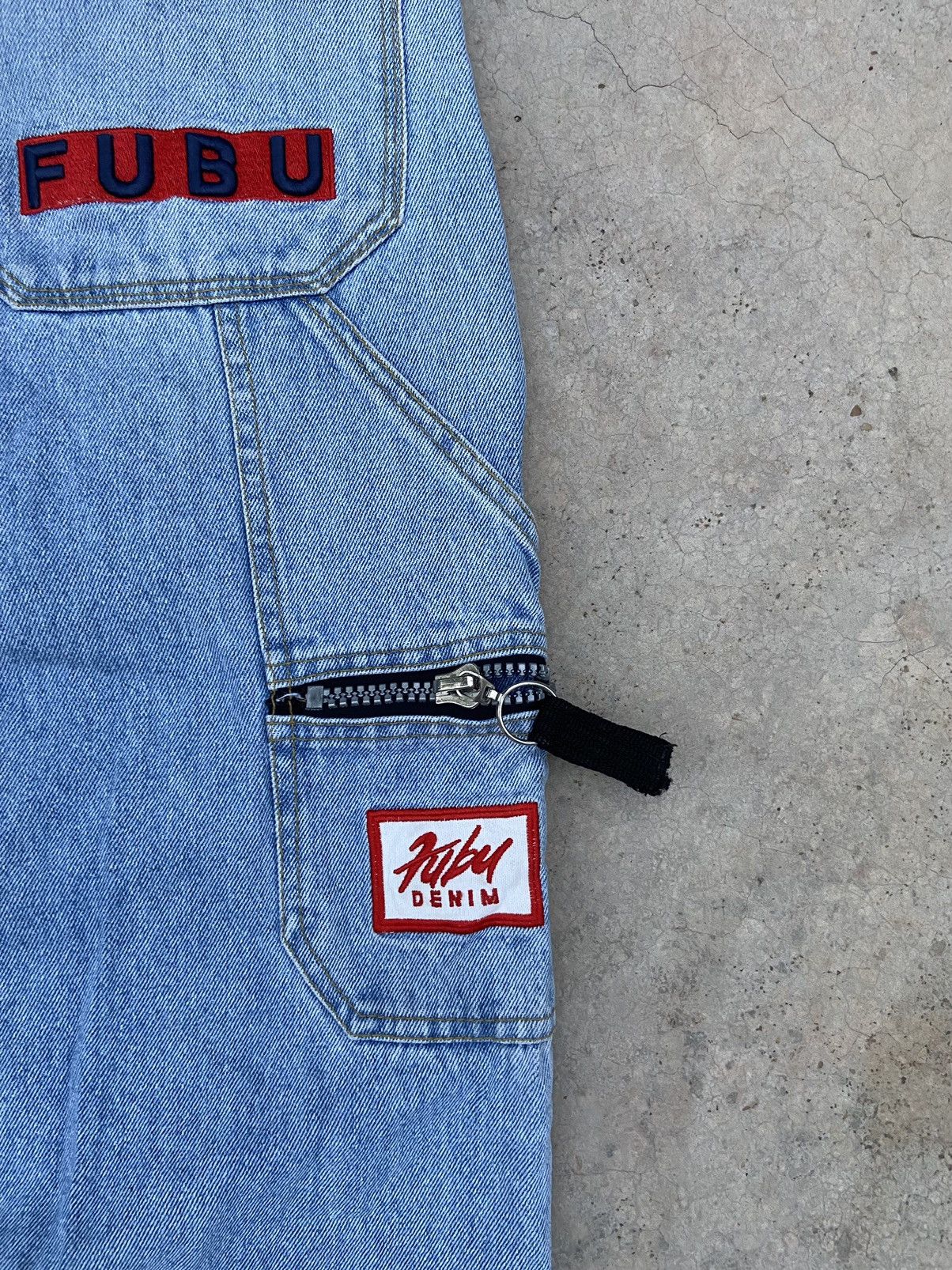 Fubu 🔥 Vintage y2k FUBU jeans baggy pants street fashion jnco Size US 30 / EU 46 - 12 Thumbnail