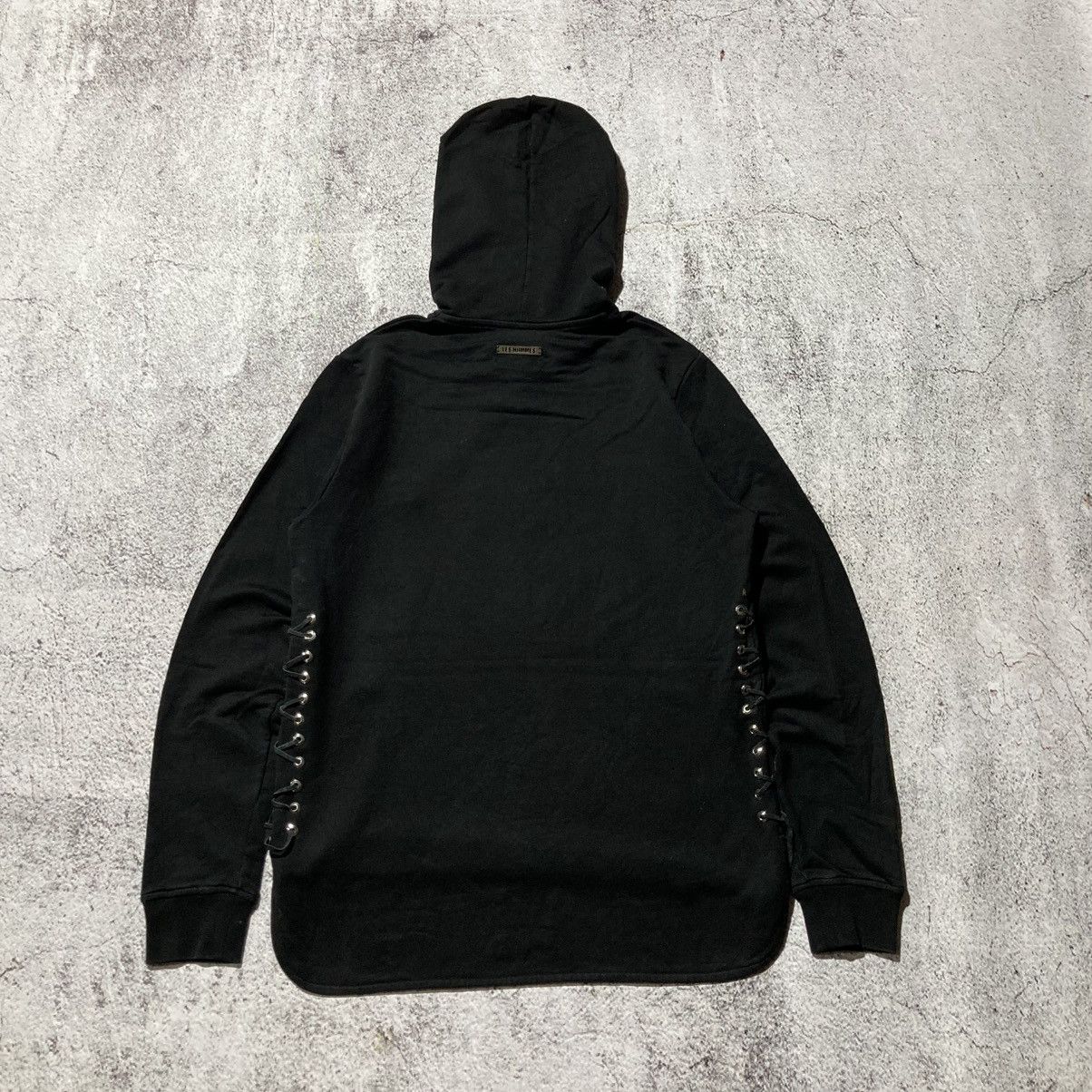 Japanese Brand 2000s Les Hommes Grunge Gothic Punk Style Hoodie Black Size US L / EU 52-54 / 3 - 9 Thumbnail