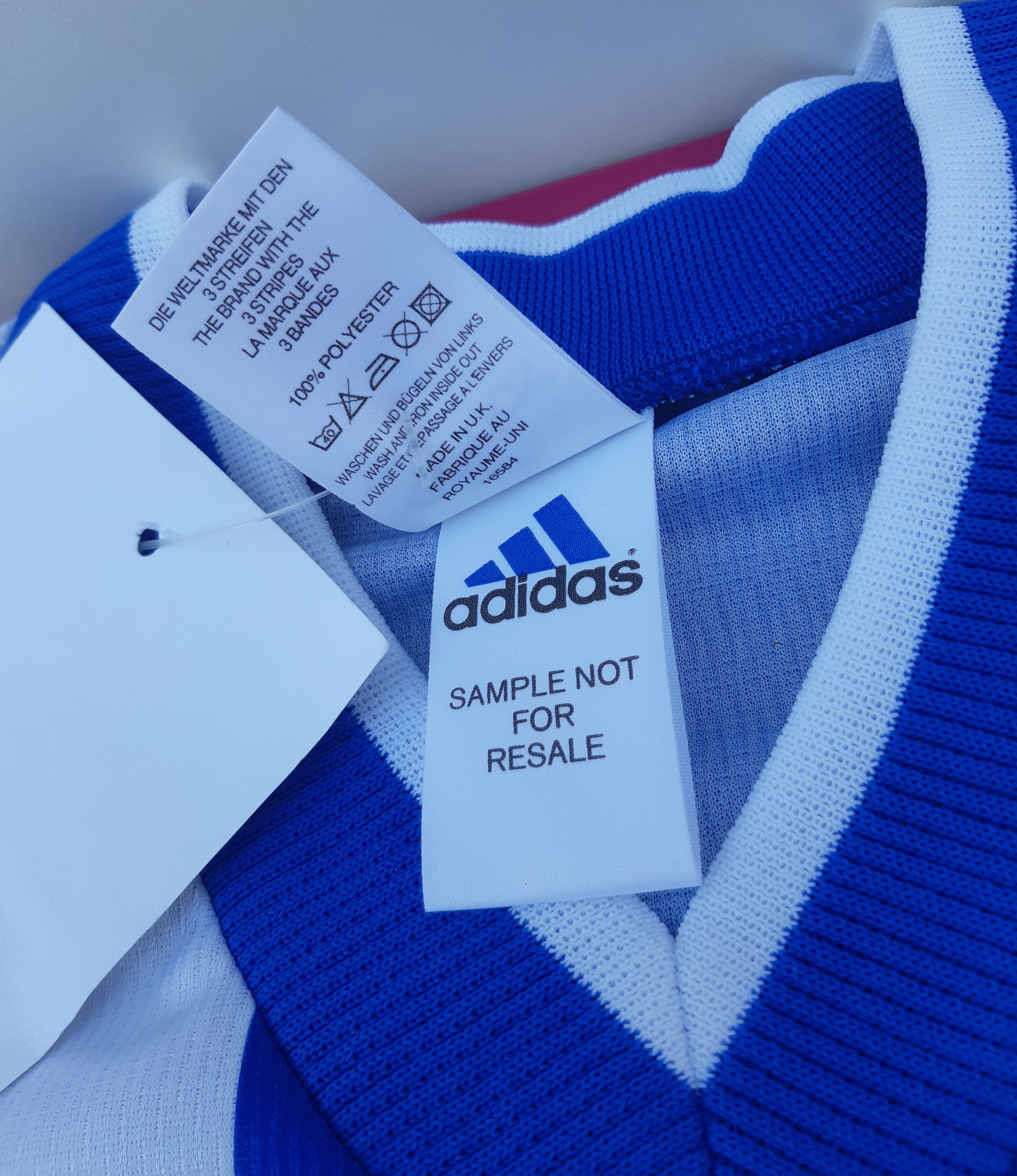 Adidas 90s ADIDAS Soccer Jersey mod. Mendoza Made in UK size M NEW Size US M / EU 48-50 / 2 - 6 Thumbnail