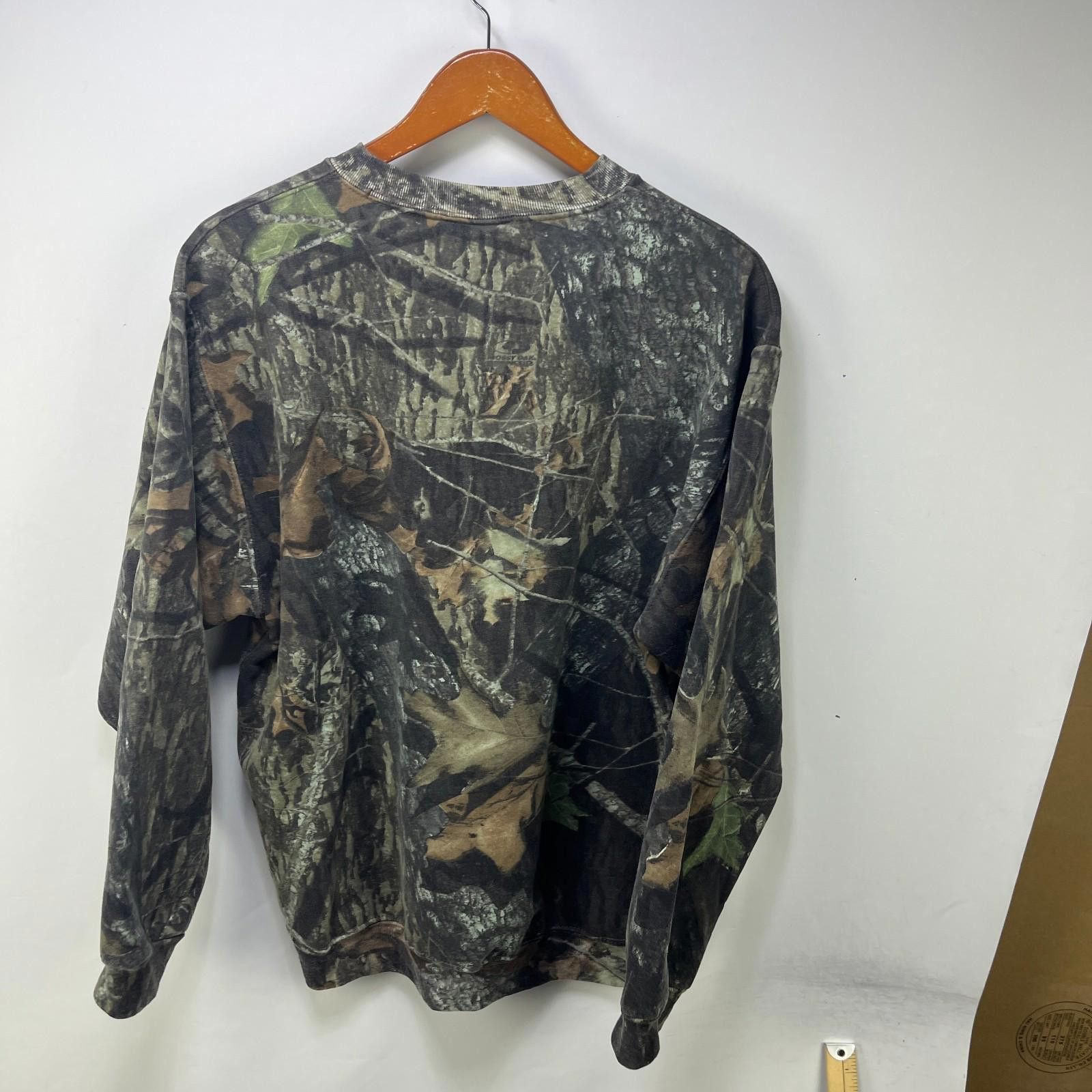 Jerzees Vintage 90s Mossy Oak Tree Camo Sweatshirt Jerzees Large Size US L / EU 52-54 / 3 - 10 Thumbnail