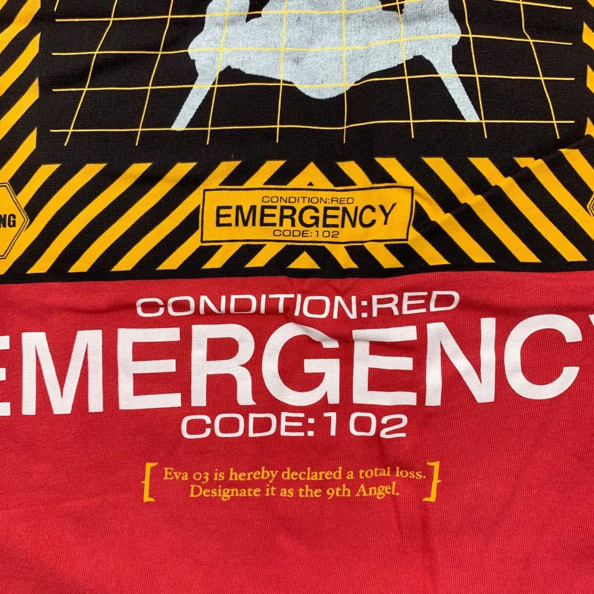 Vintage NEON GENESIS EVANGELION 9Th Angel Emergency Anime Shirt Size US L / EU 52-54 / 3 - 4 Thumbnail