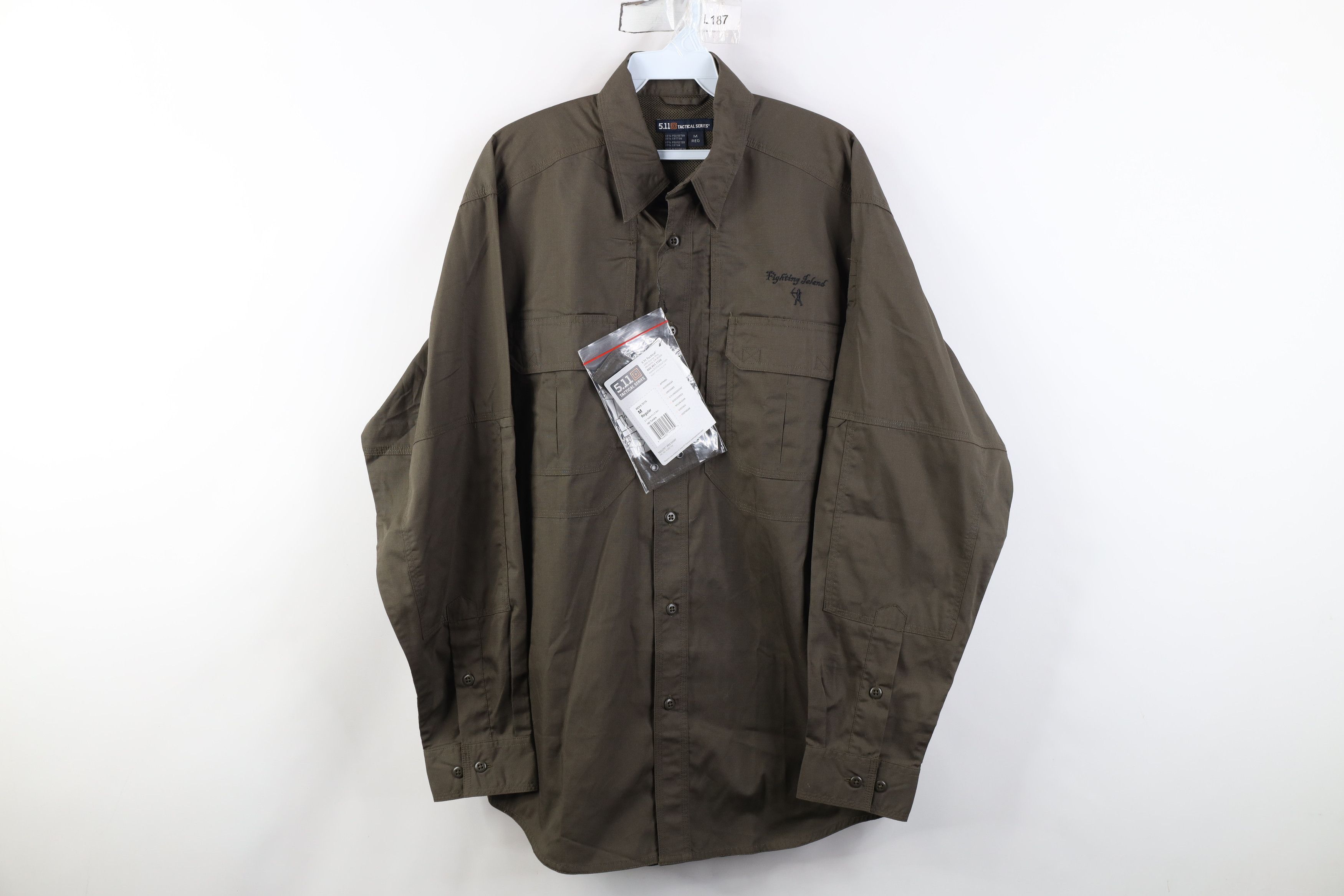 Vintage New 5.11 Tactical Series Taclite Pro Button Shirt Green Size US M / EU 48-50 / 2 - 1 Thumbnail