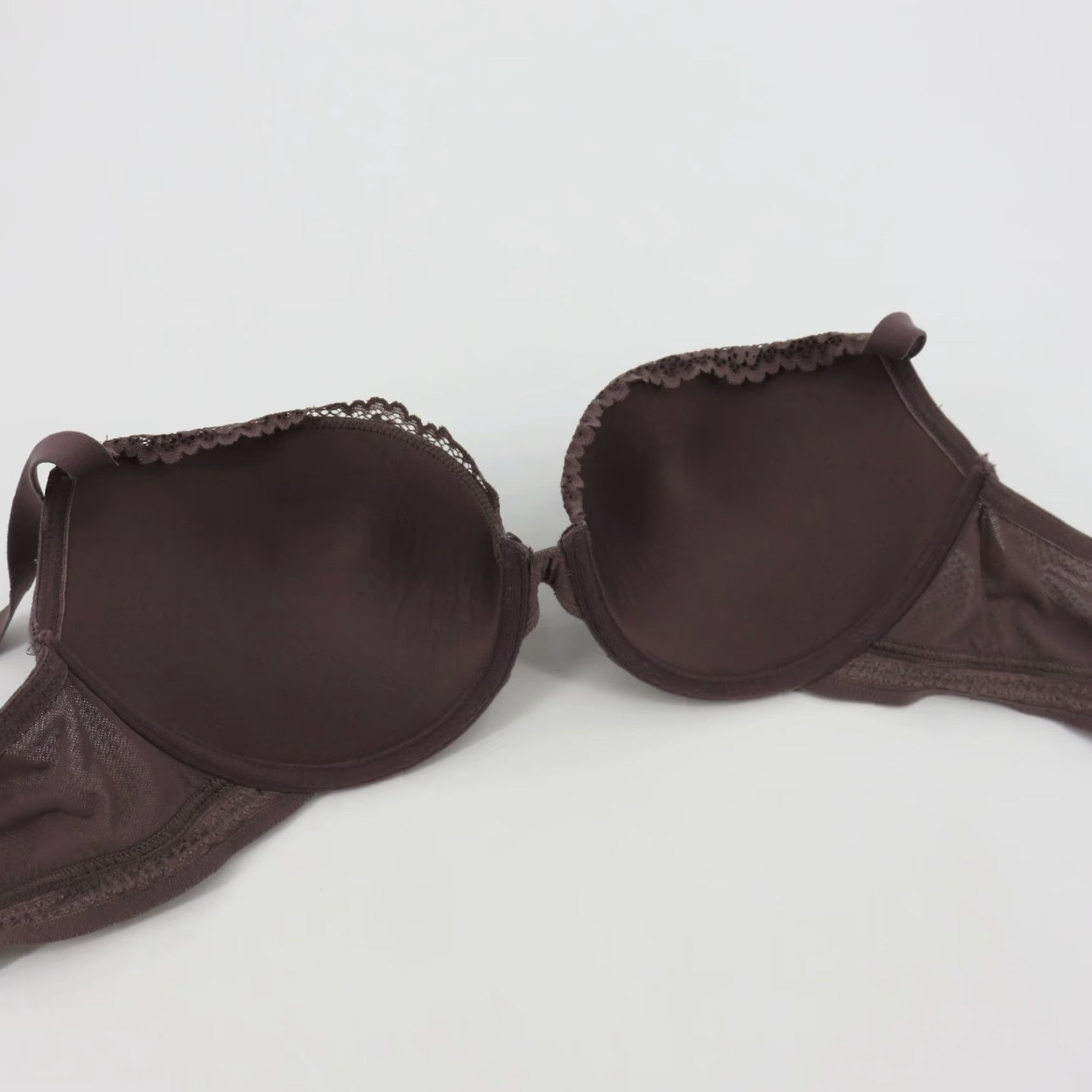Vintage Adore Me Bra 36C Purple Push Up Underwire Padded Lace Size ONE SIZE - 7 Thumbnail