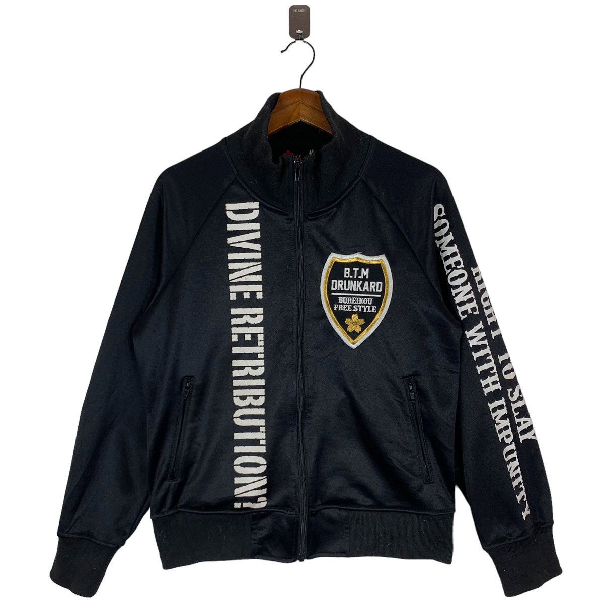 Designer × Vintage DRUNKARD DIVINE RETRIBUTION SWEATER Size US M / EU 48-50 / 2 - 2 Thumbnail
