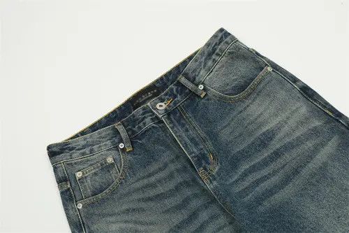 VIBE High street punk loose casual distressed washed flared jeans Size US 32 / EU 48 - 4 Thumbnail