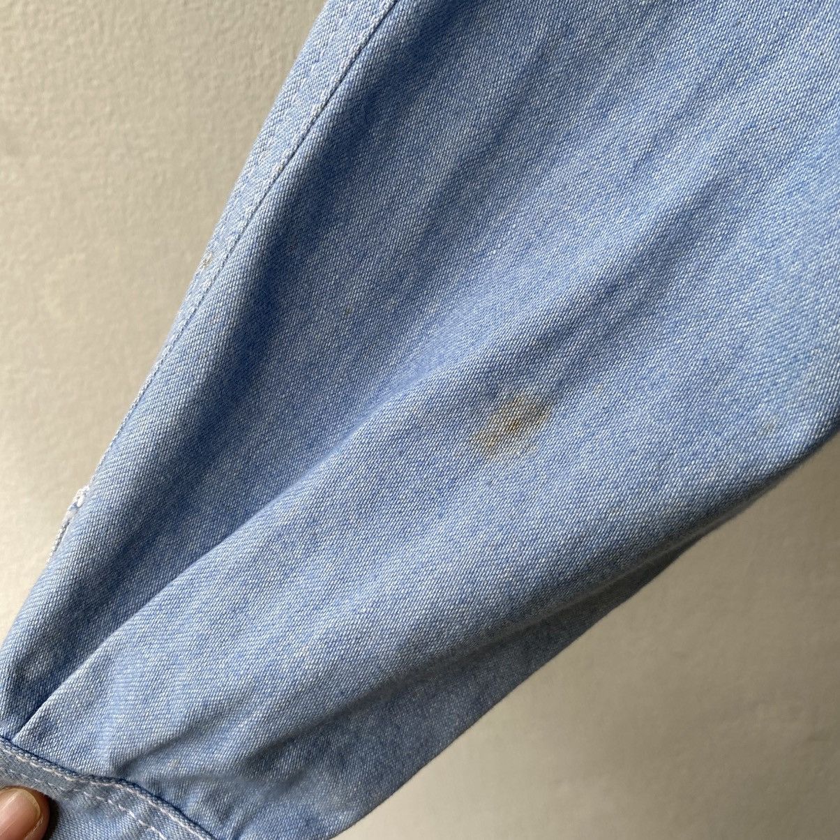 Thierry Mugler Thierry Mugler Light Blue Denim Jacket with Stud Details Size M / US 6-8 / IT 42-44 - 21 Thumbnail