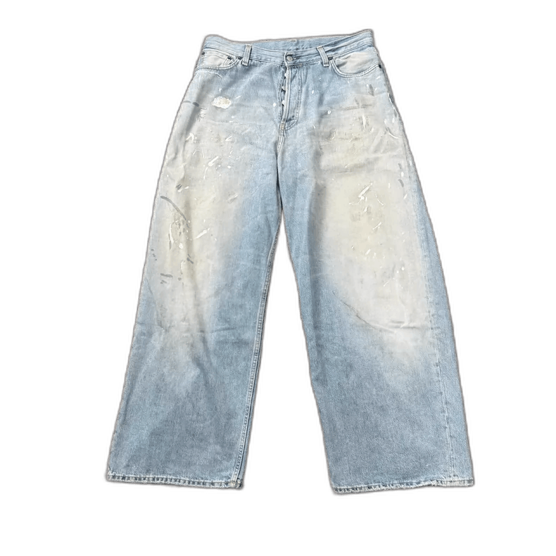 Acne Studios Acne Studios Baggy Paint Splatter Jeans Size US 34 / EU 50 - 1 Thumbnail