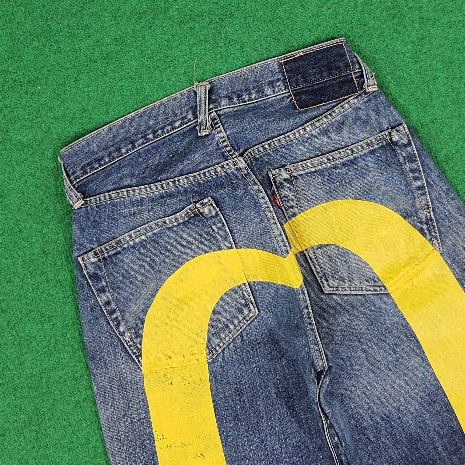 Japanese Brand Vintage Evisu Selvedge Japan Brand Custom Daicock Jeans Size US 26 / EU 42 - 2 Thumbnail