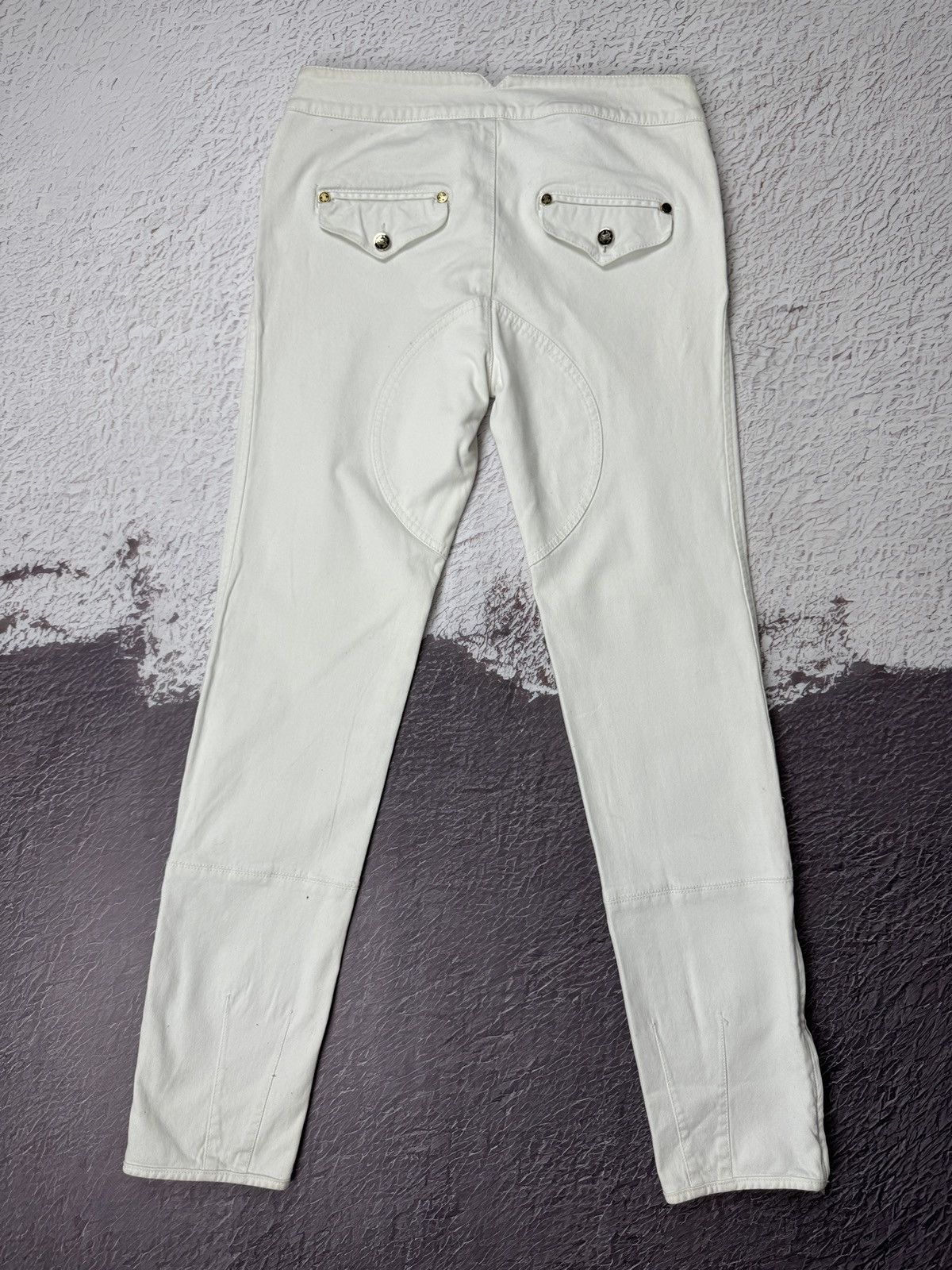 Roberto Cavalli Roberto Cavalli vintage white zipper casual classic pants Size 28" / US 6 / IT 42 - 3 Thumbnail