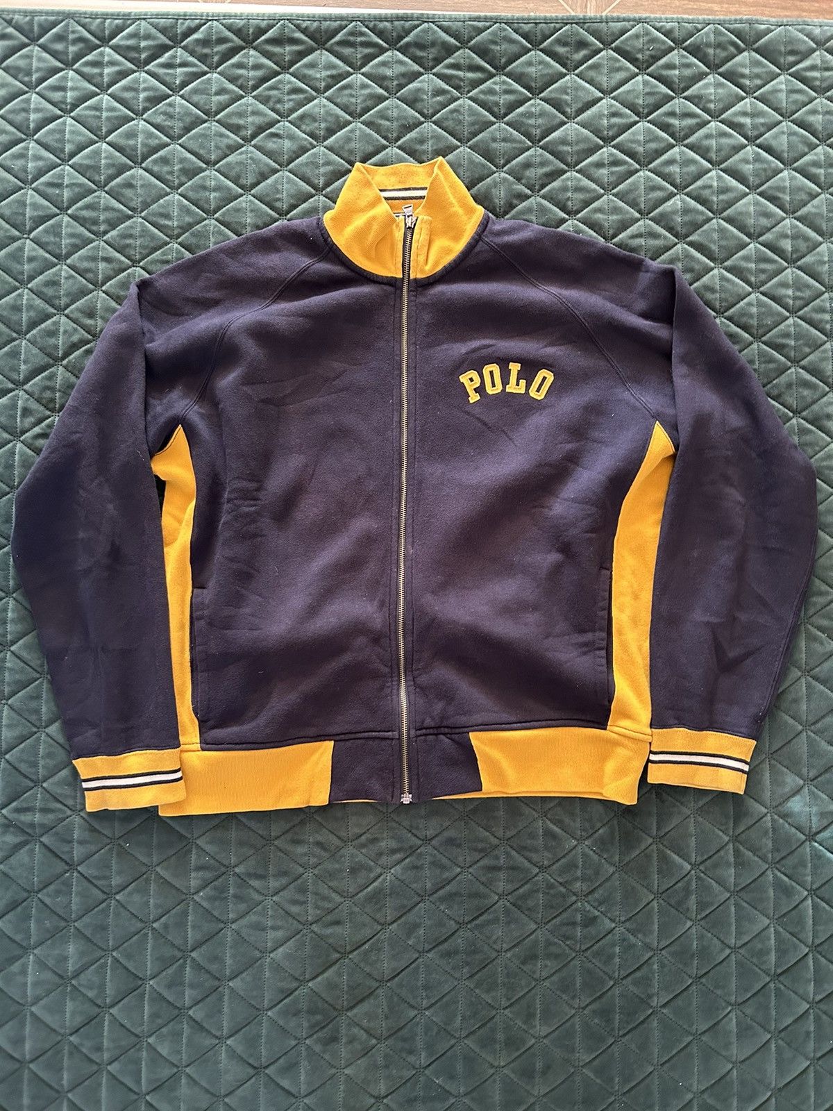 Polo Ralph Lauren × Vintage Vintage Zippered sweater Polo Ralph Lauren Size US L / EU 52-54 / 3 - 1 Thumbnail