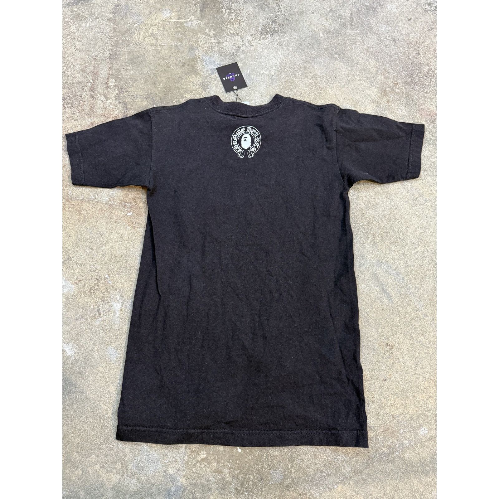 Chrome Hearts Chrome Hearts BAPE Baby Milo Tee Black Used Small Size US S / EU 44-46 / 1 - 2 Thumbnail