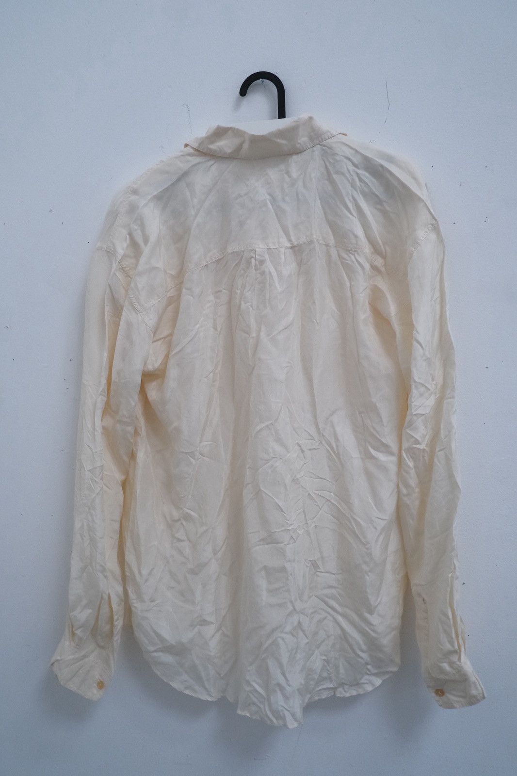 Valentino Valentino Ivory Sheer Button Up Shirt Size L / US 10 / IT 46 - 2 Thumbnail