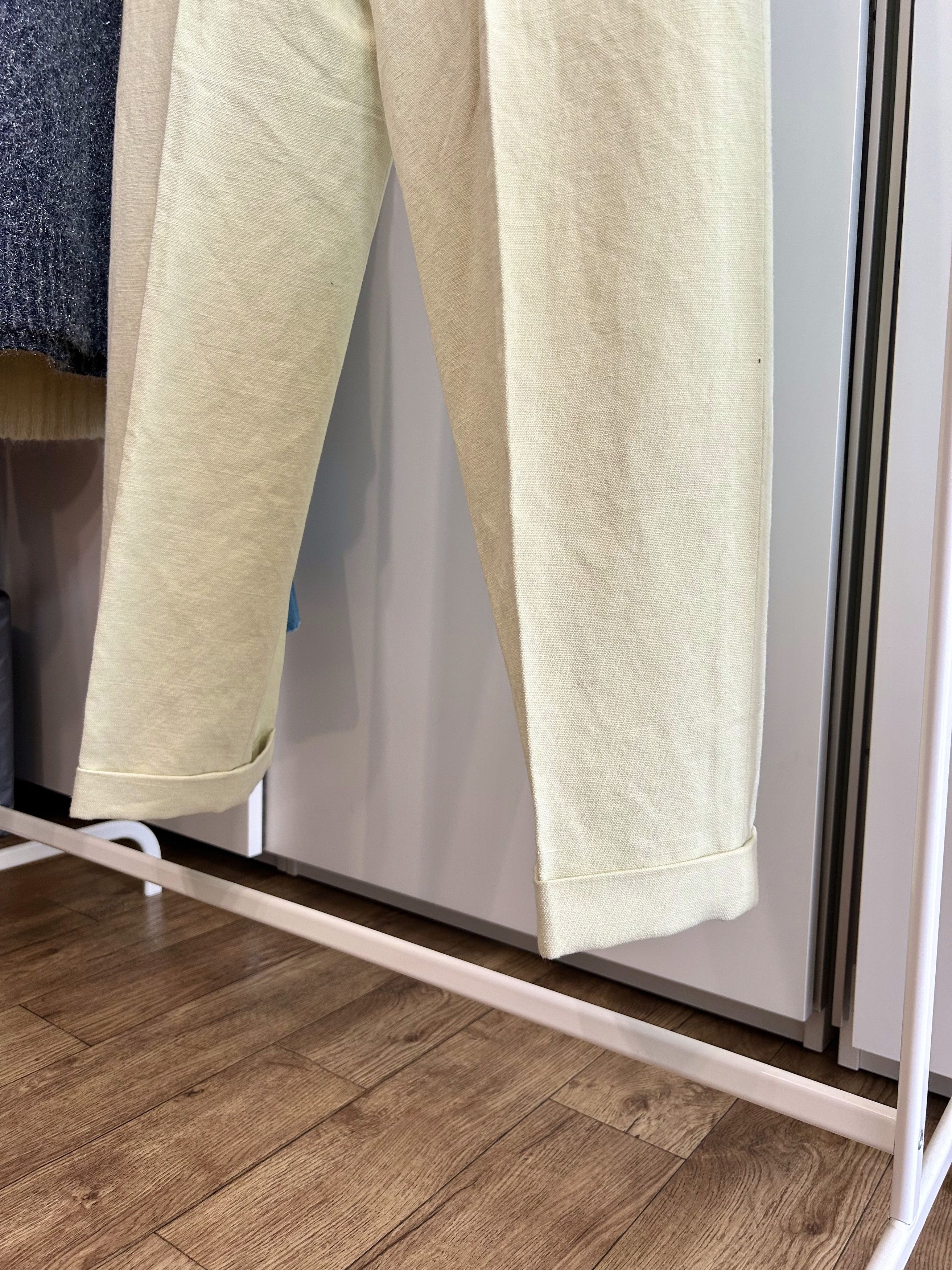 Gucci GUCCI Pale Yellow Pleated Trousers Size US 32 / EU 48 - 7 Thumbnail
