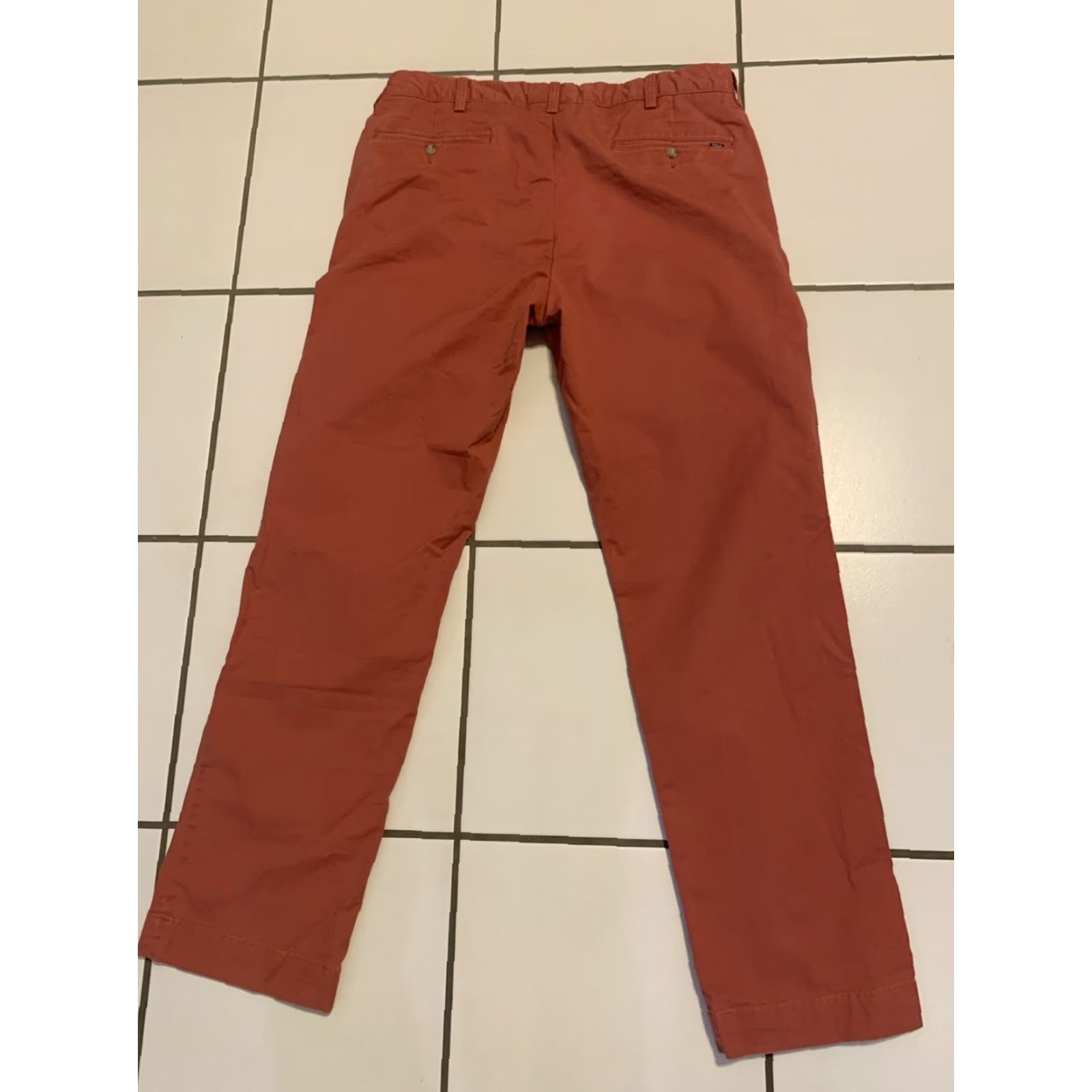 Polo Ralph Lauren VINTAGE Polo Ralph Lauren Men’s Chino Pants Casual Straight Fit 35x32 Red Cotton Fall Spring Summer Winter Size US S / EU 44-46 / 1 - 3 Thumbnail