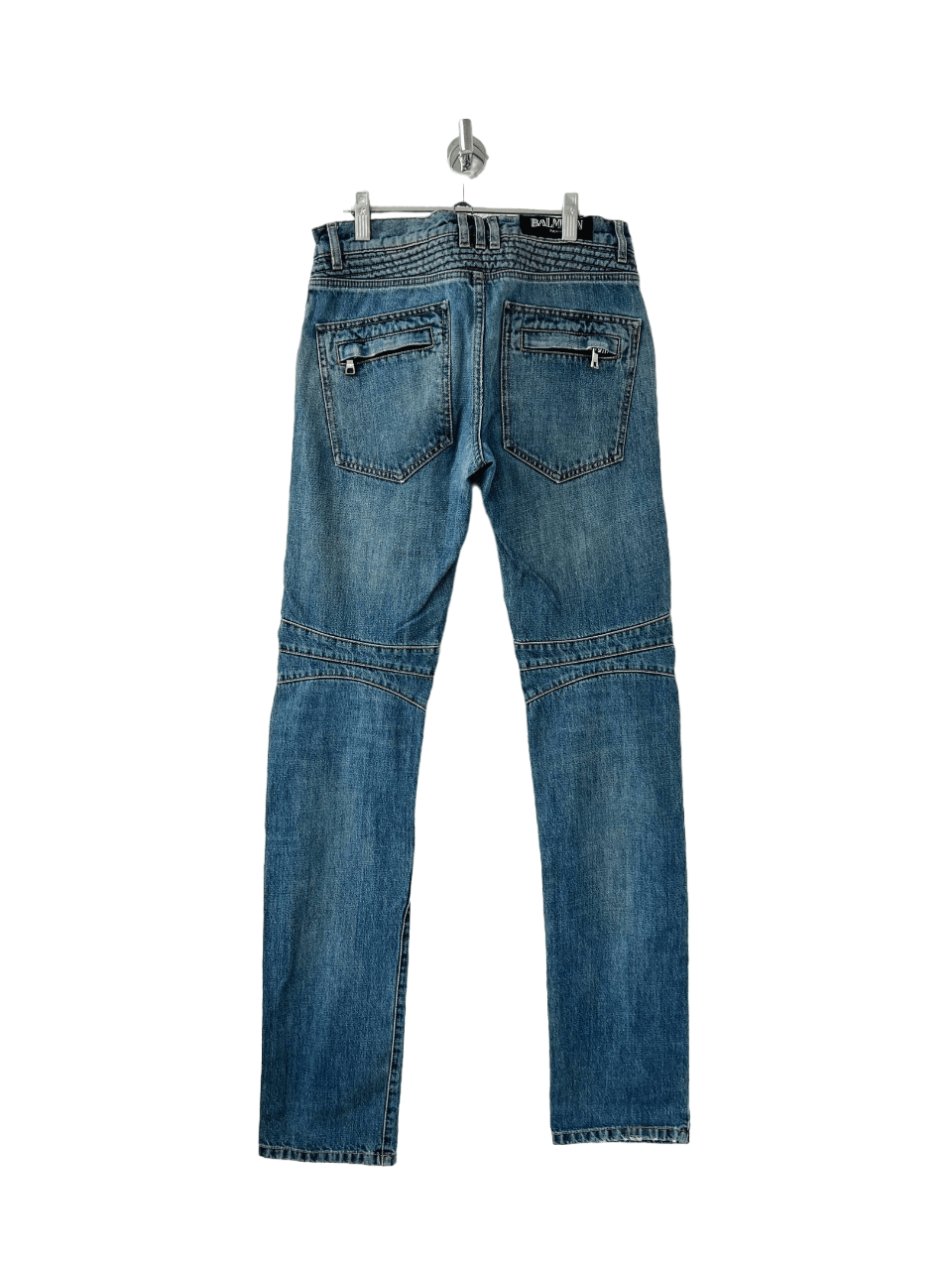 Balmain Balmain Biker Denim Jeans 29 Size US 29 - 2 Thumbnail