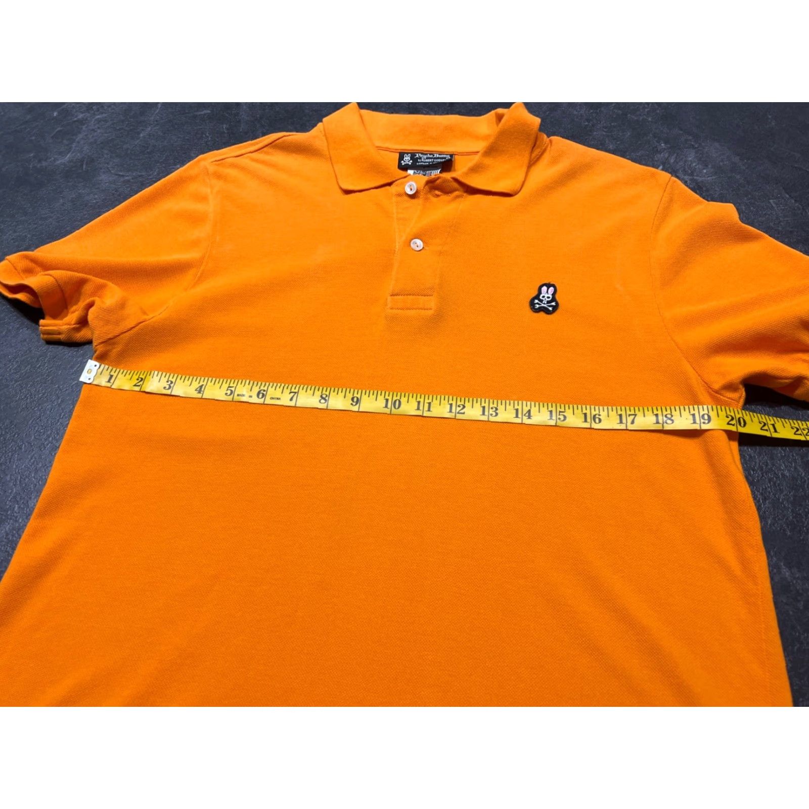 Psycho Bunny VINTAGE Psycho Bunny Polo Shirt Men Large Orange Short Sleeve Chilteron Size US L / EU 52-54 / 3 - 6 Thumbnail