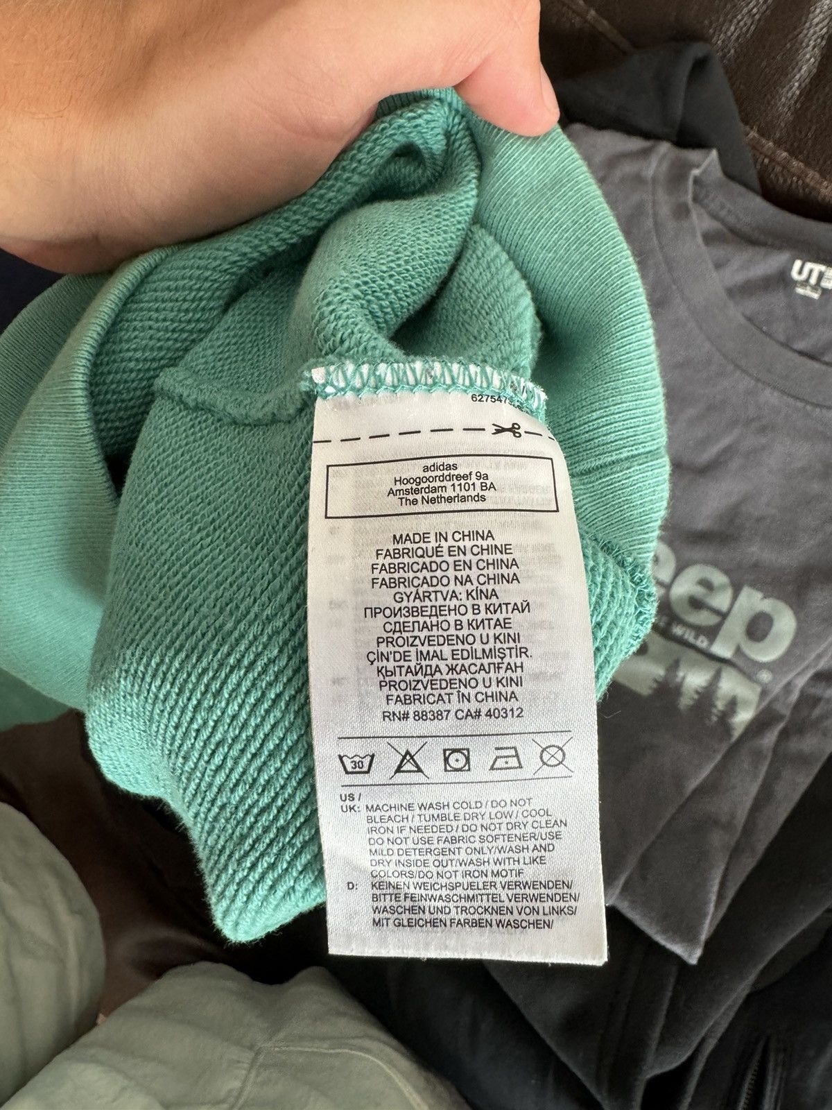 Adidas × Pharrell Adidas Pharrell Humanrace Sweatshirt - Teal Size Xl Size US XL / EU 56 / 4 - 4 Thumbnail
