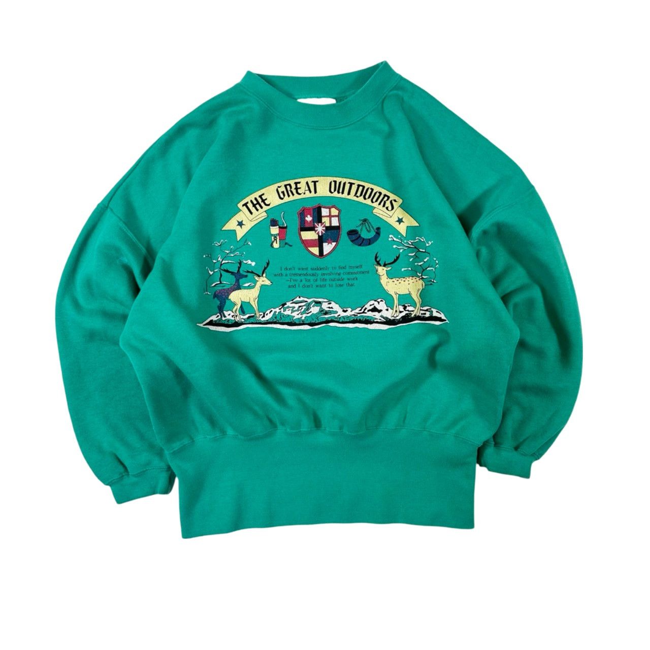 Vintage Vintage 90s The Great Outdoors Big Print Nature Heavy Size US L / EU 52-54 / 3 - 1 Thumbnail