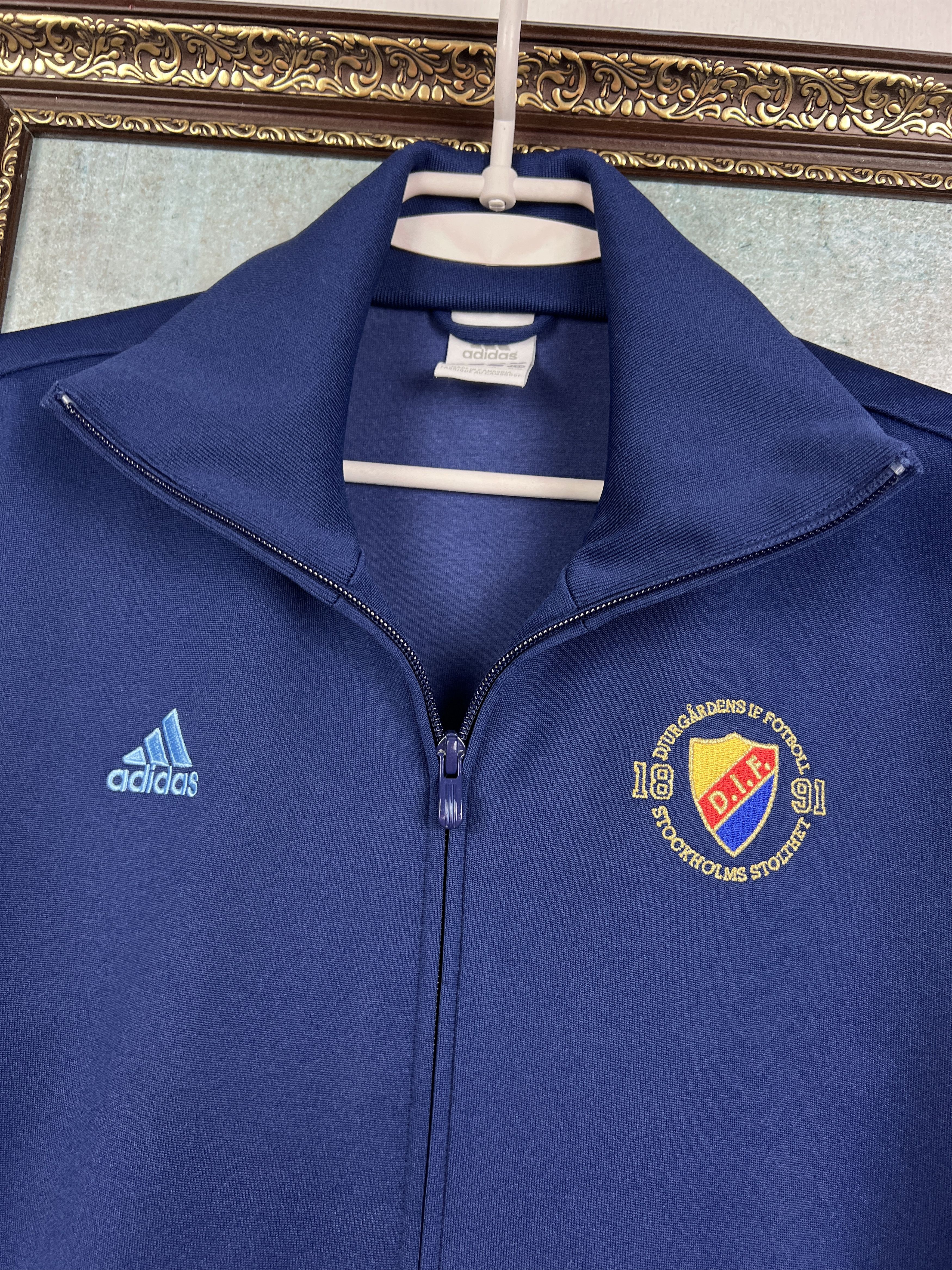 Adidas Adidas DIF Djurgarden Football Jacket Soccer Track Top Size US M / EU 48-50 / 2 - 3 Thumbnail