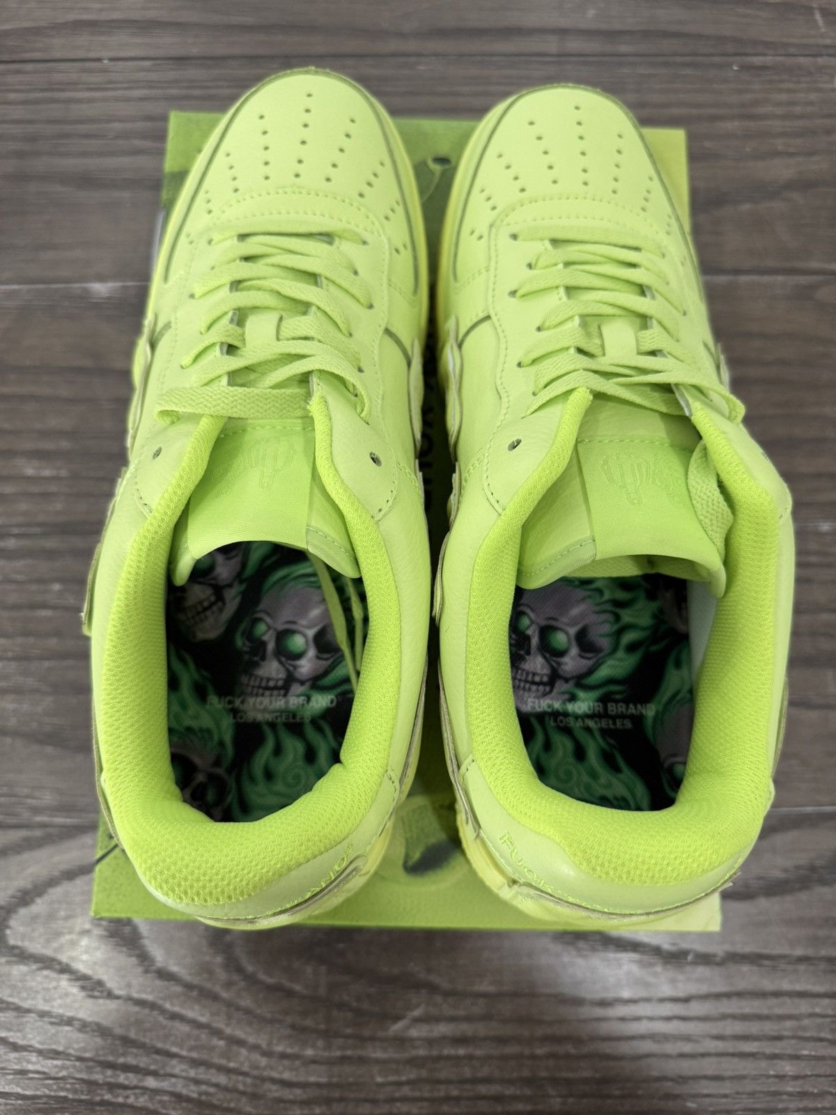 Designer 🖕🏻 FYB Fuck Your Brand FUCK OFF Slime AF1 CPFM Low Size 13 🖕🏻 Size US 13 / EU 46 - 4 Thumbnail