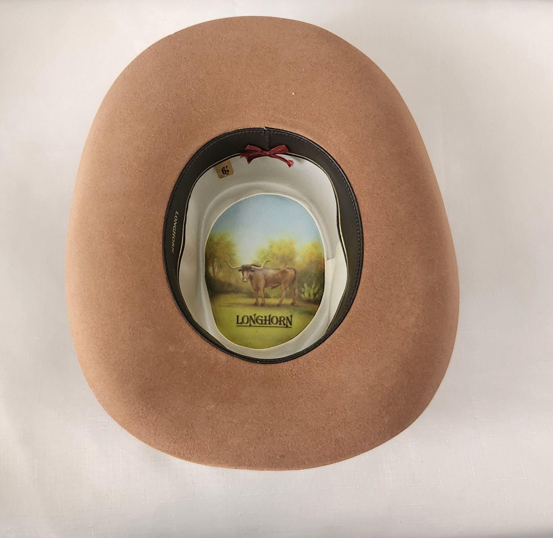 Vintage Longhorn Vintage Cowboy Felt Hat 3X Beaver size 6 7/8 Brown Size ONE SIZE - 7 Thumbnail