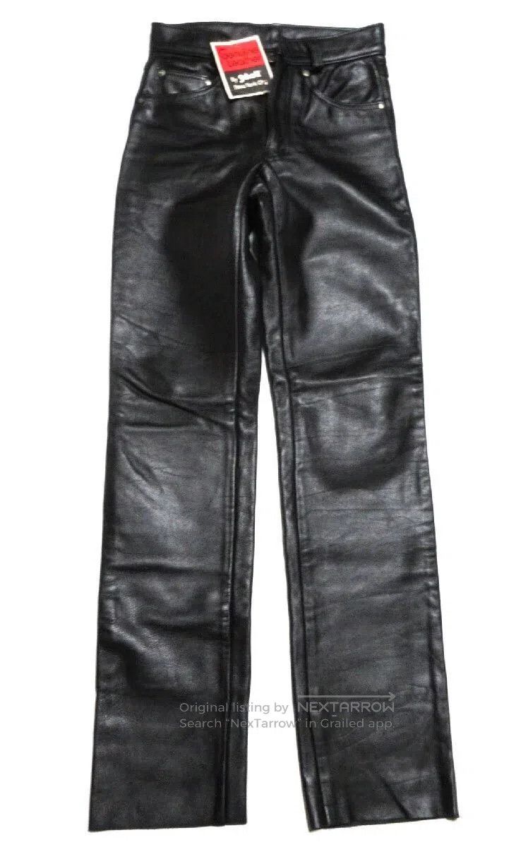 Schott Schott Leather pants, heavy cowhide Size US 28 / EU 44 - 1 Thumbnail