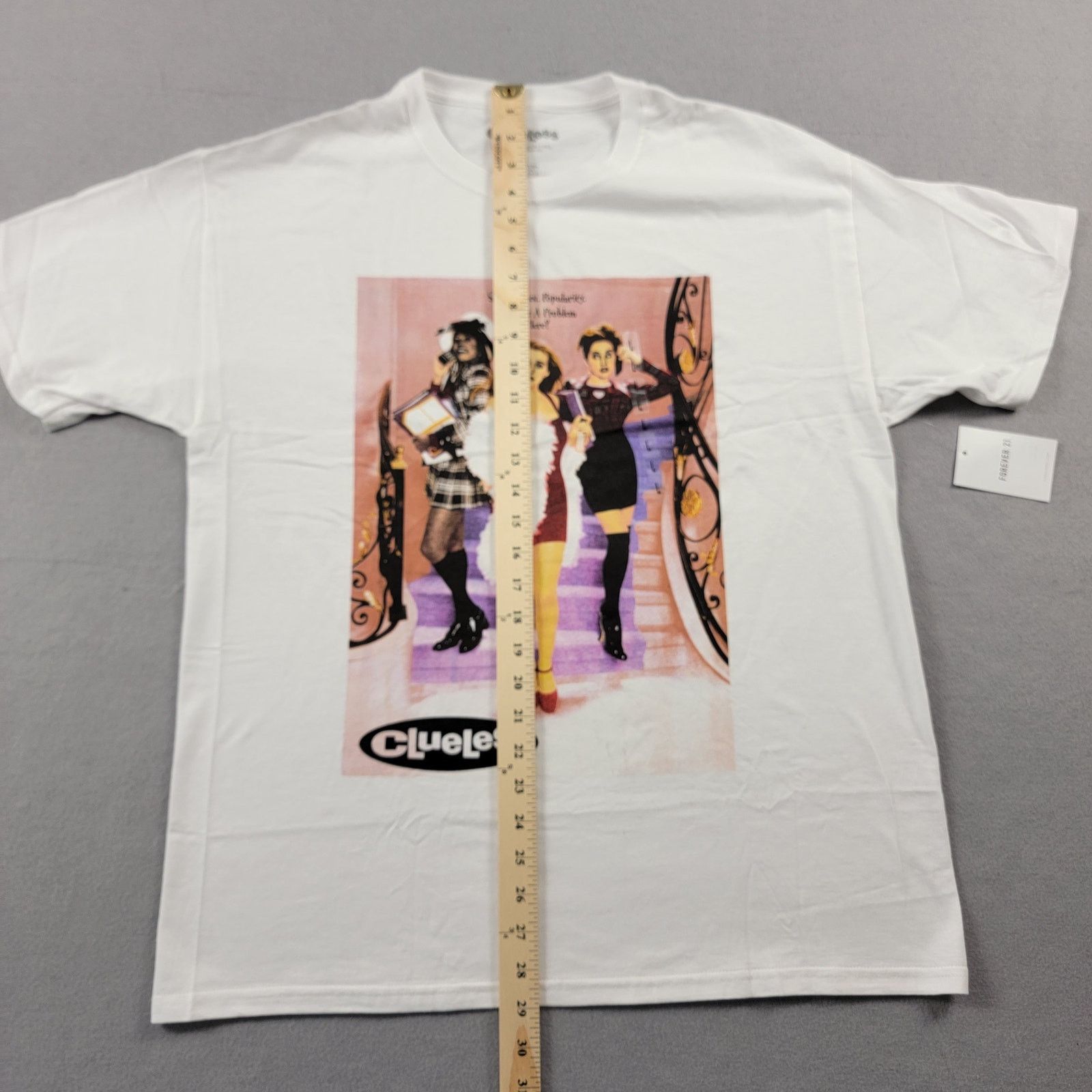 Forever 21 Official Clueless Gang Forever 21 Tshirt Sz L Wmns White S/S Size L / US 10 / IT 46 - 7 Thumbnail