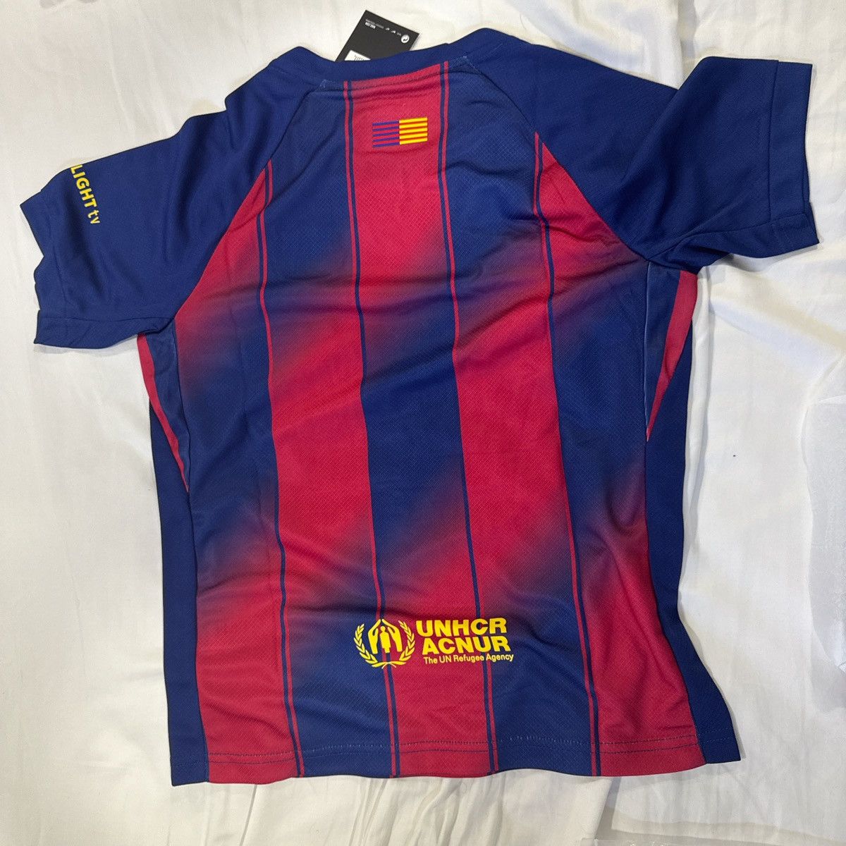 Nike Kids Fc Barcelona Home Jersey 25/26 Size US XXS / EU 40 - 2 Thumbnail