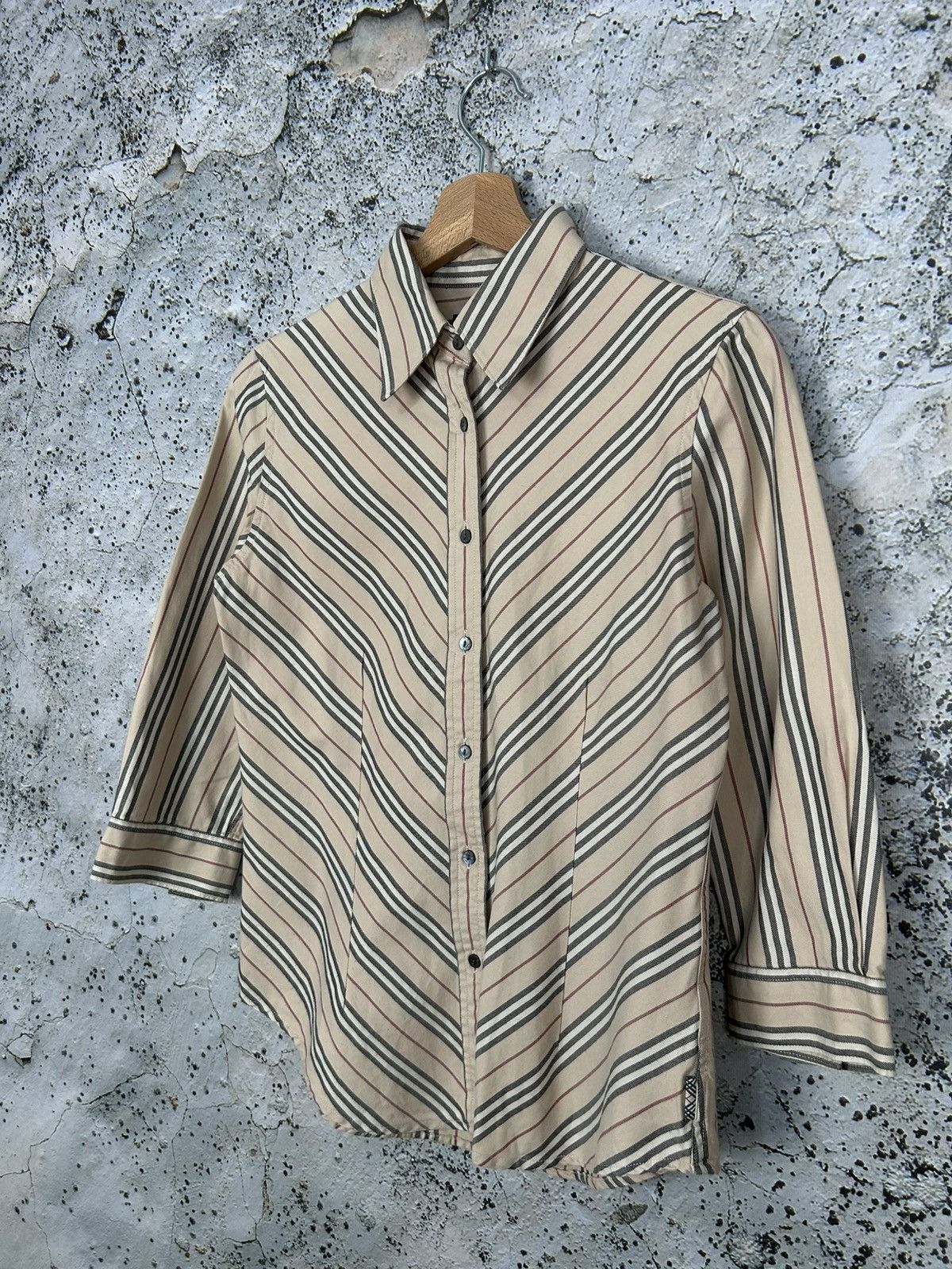 Burberry Vintage Burberry Checkerd Shirt Archive Avant Garde Designer Size US S / EU 44-46 / 1 - 2 Thumbnail