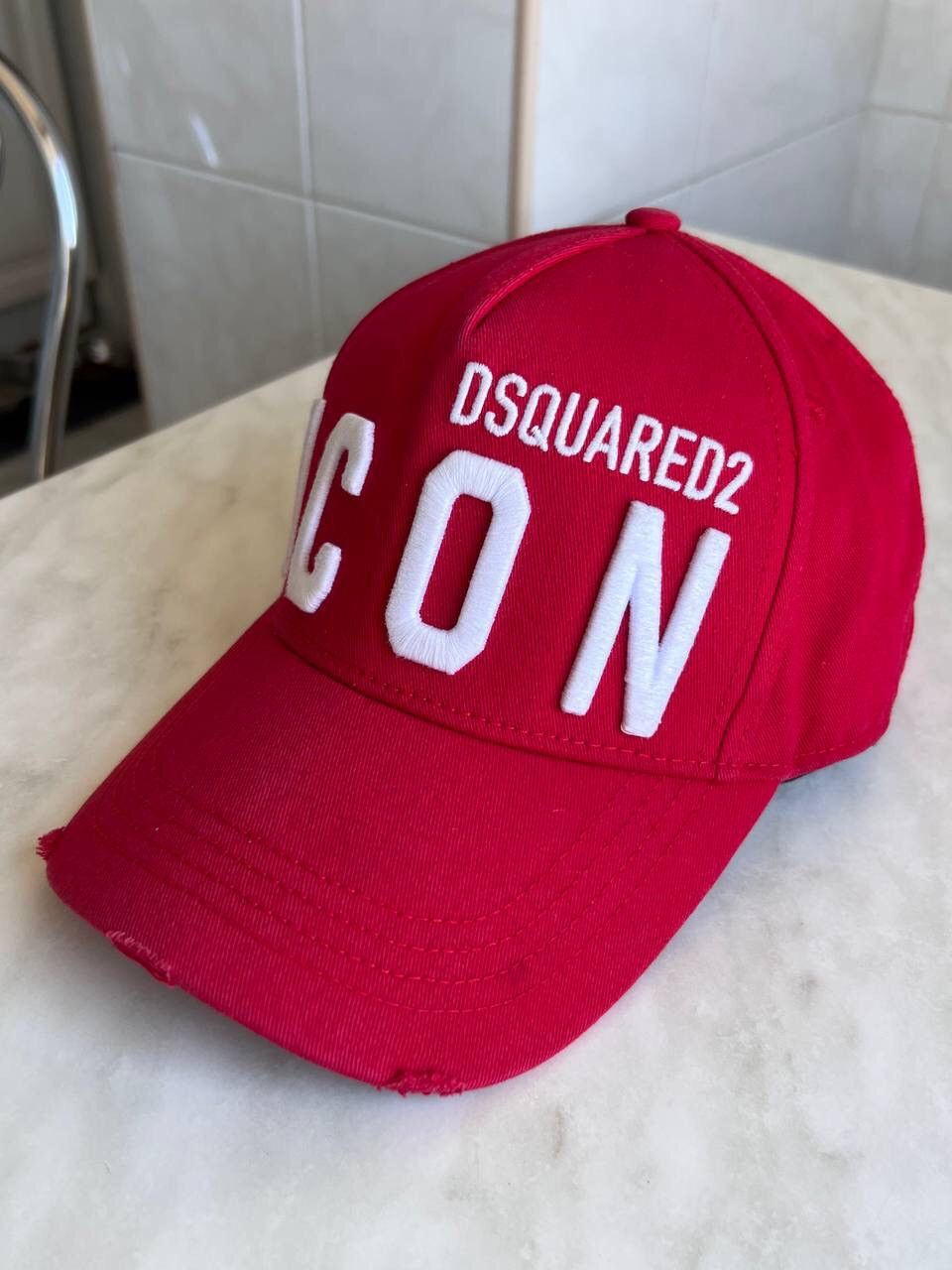 Dsquared2 Vintage Dsquared2 ICON 2000s hat cap red white 3D logo Y2K Size ONE SIZE - 3 Thumbnail