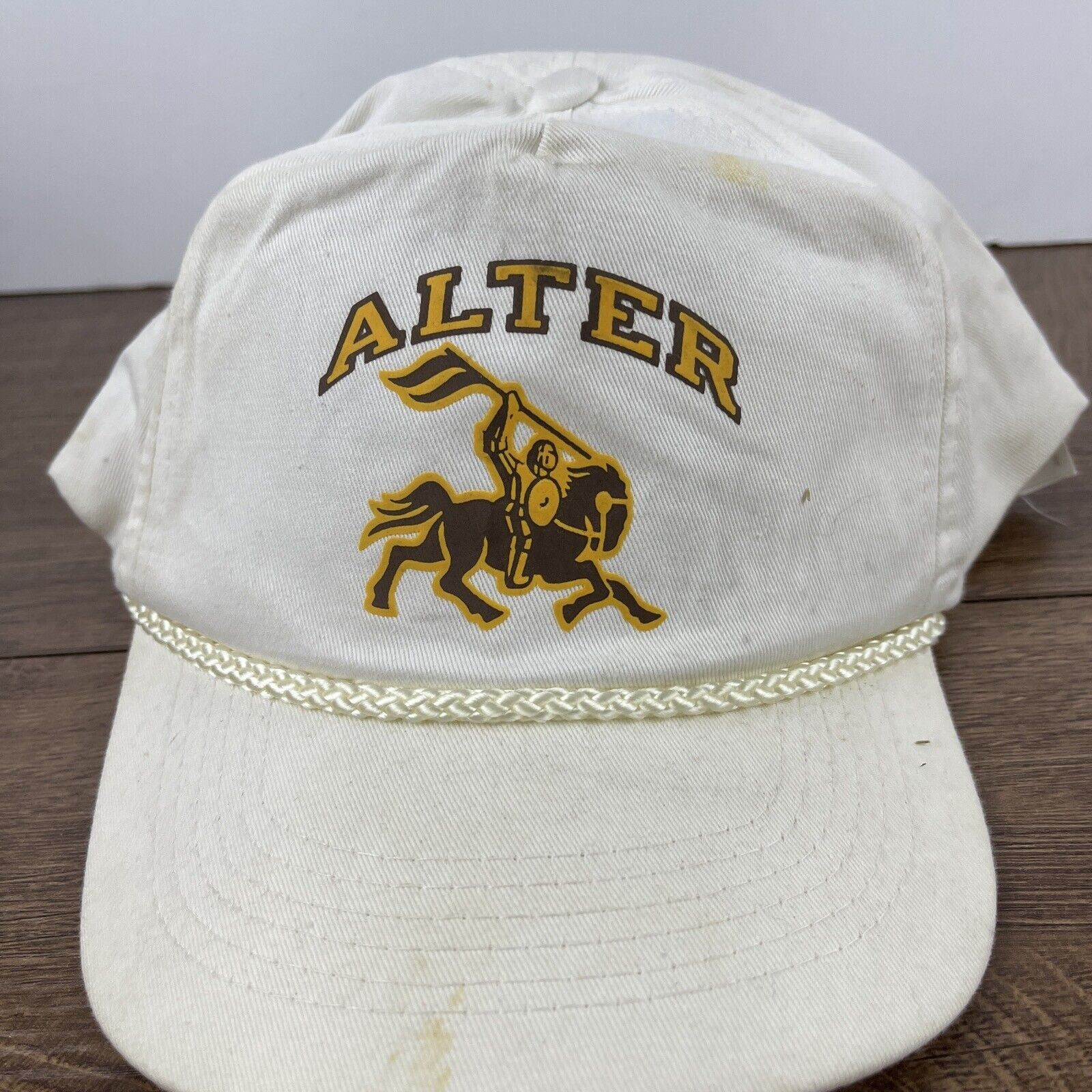 Other Alter Knights Hat Alter Hat White Hat Adjustable Snapback Ad Size ONE SIZE - 7 Thumbnail