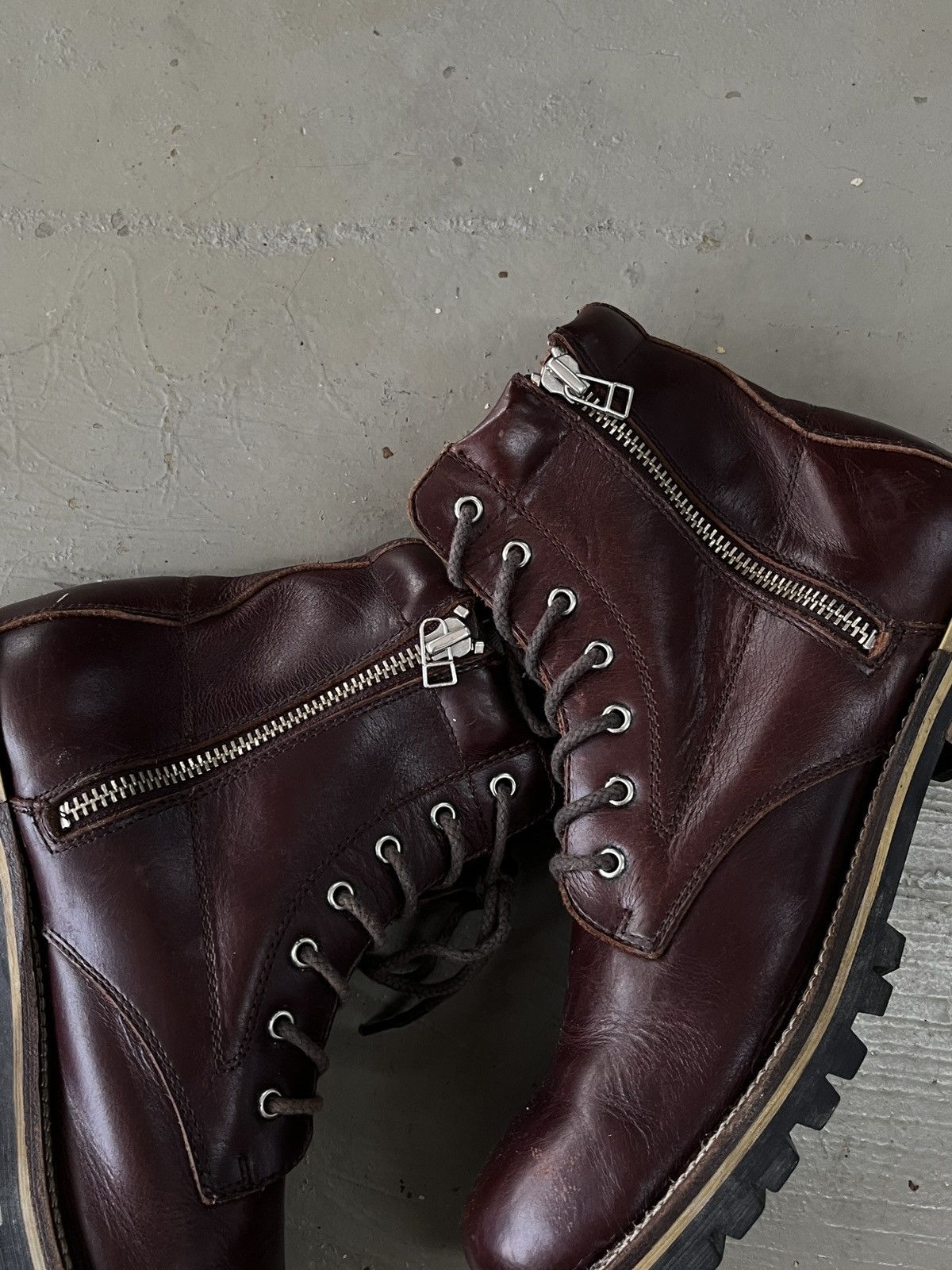 KMRii Jackrose Ann Demeulemeestee Style Cowhide Leather Boots Size US 9 / EU 42 - 11 Thumbnail