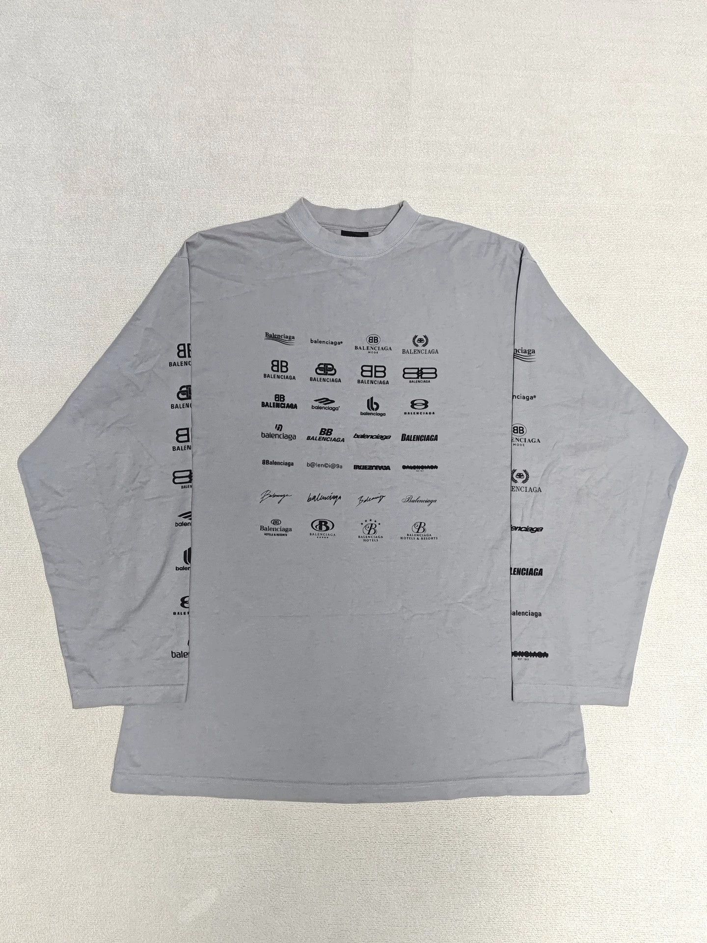 Balenciaga Balenciaga SS23 printed Logo Crew Neck Short