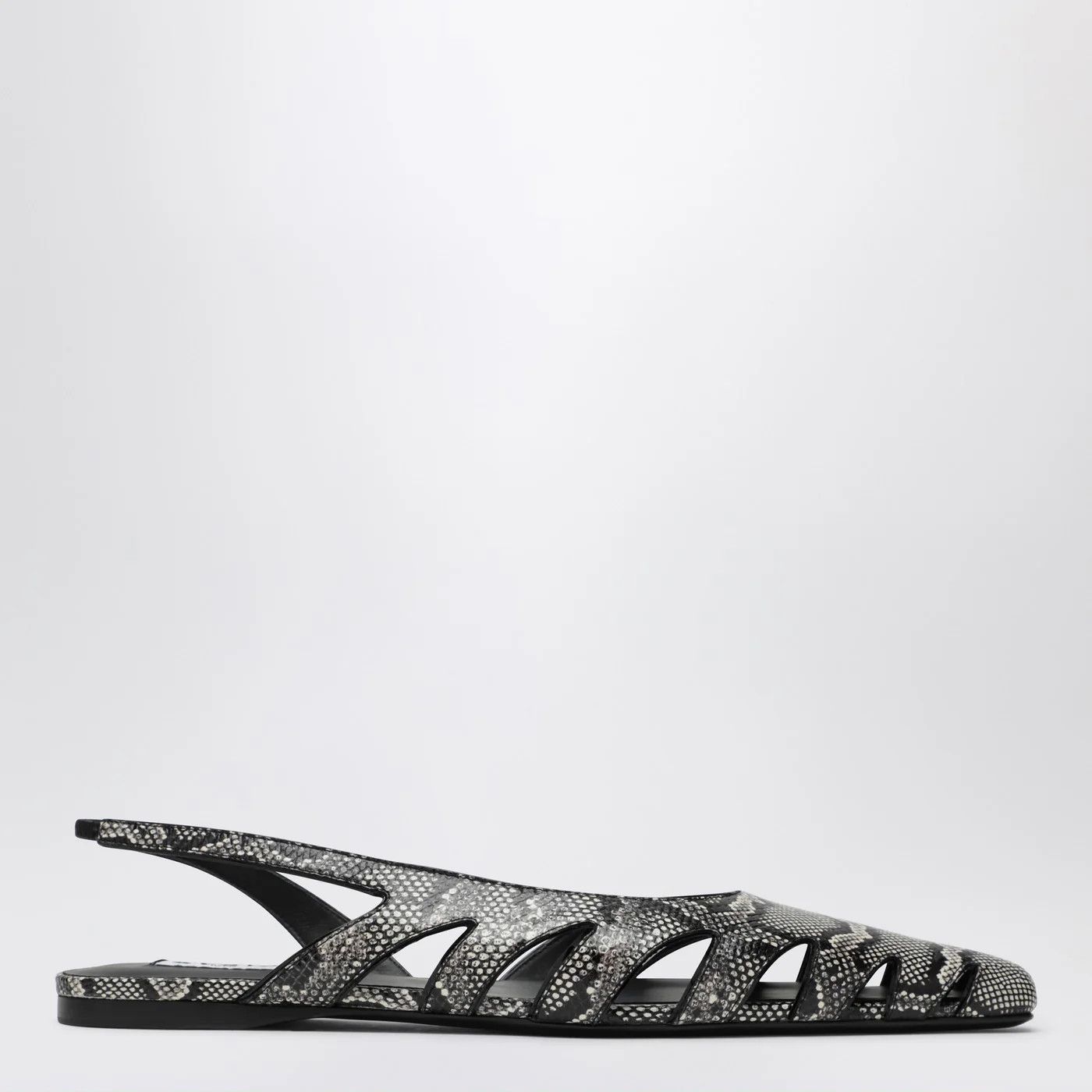 Alaia o1d2blof0426 Printed Leather Slingback Ballerinas Size US 11 / IT 41 - 1 Thumbnail