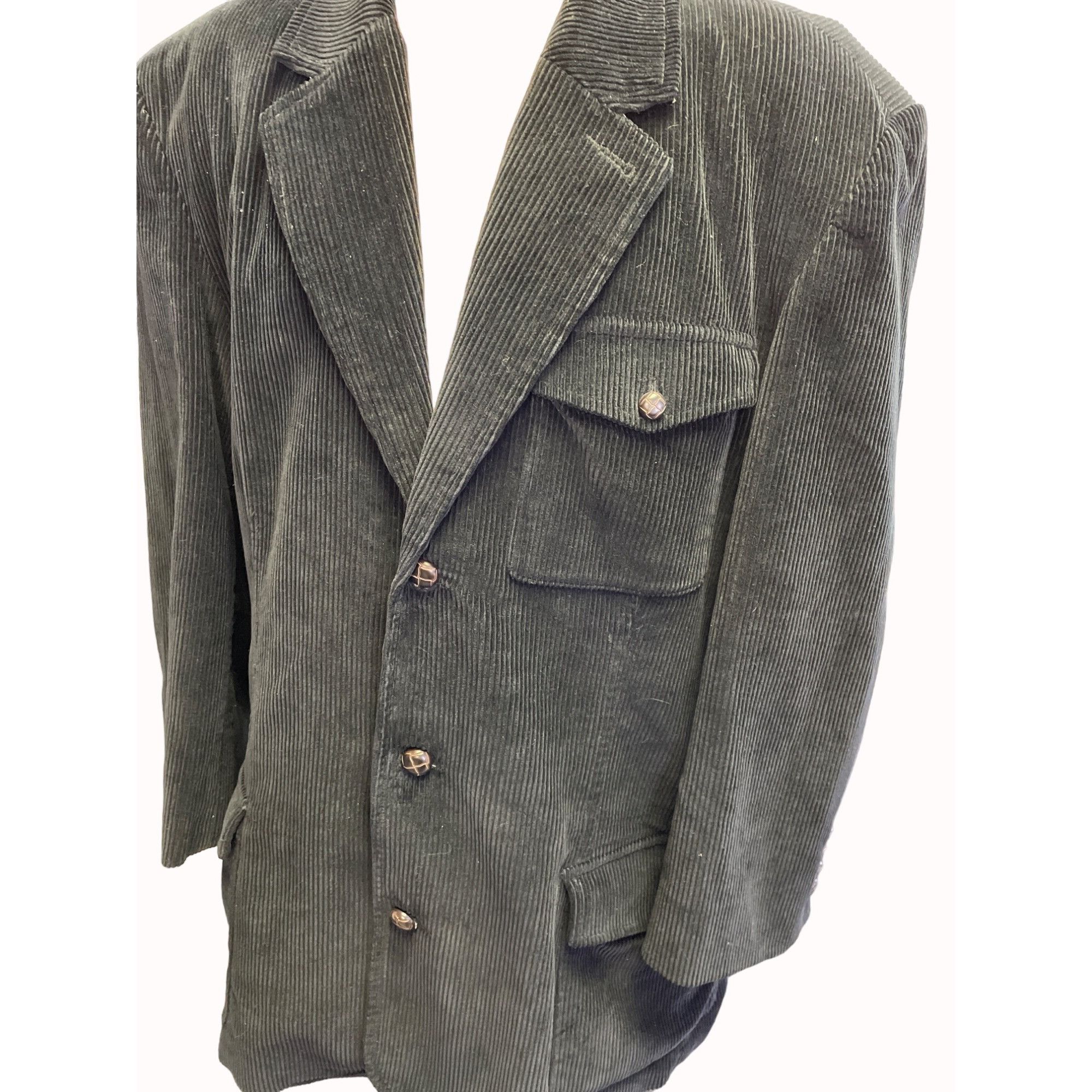 Other Nick It Men's Black Corduroy Blazer / Sports Coat Size XL SK Size 42R - 2 Thumbnail