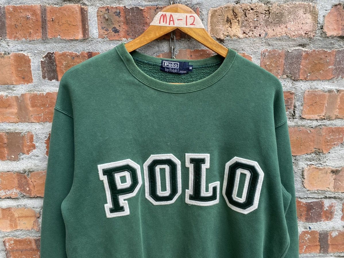 Polo Ralph Lauren 1990s Polo Ralph Lauren Spell out logo sweatshirt Size US M / EU 48-50 / 2 - 3 Thumbnail