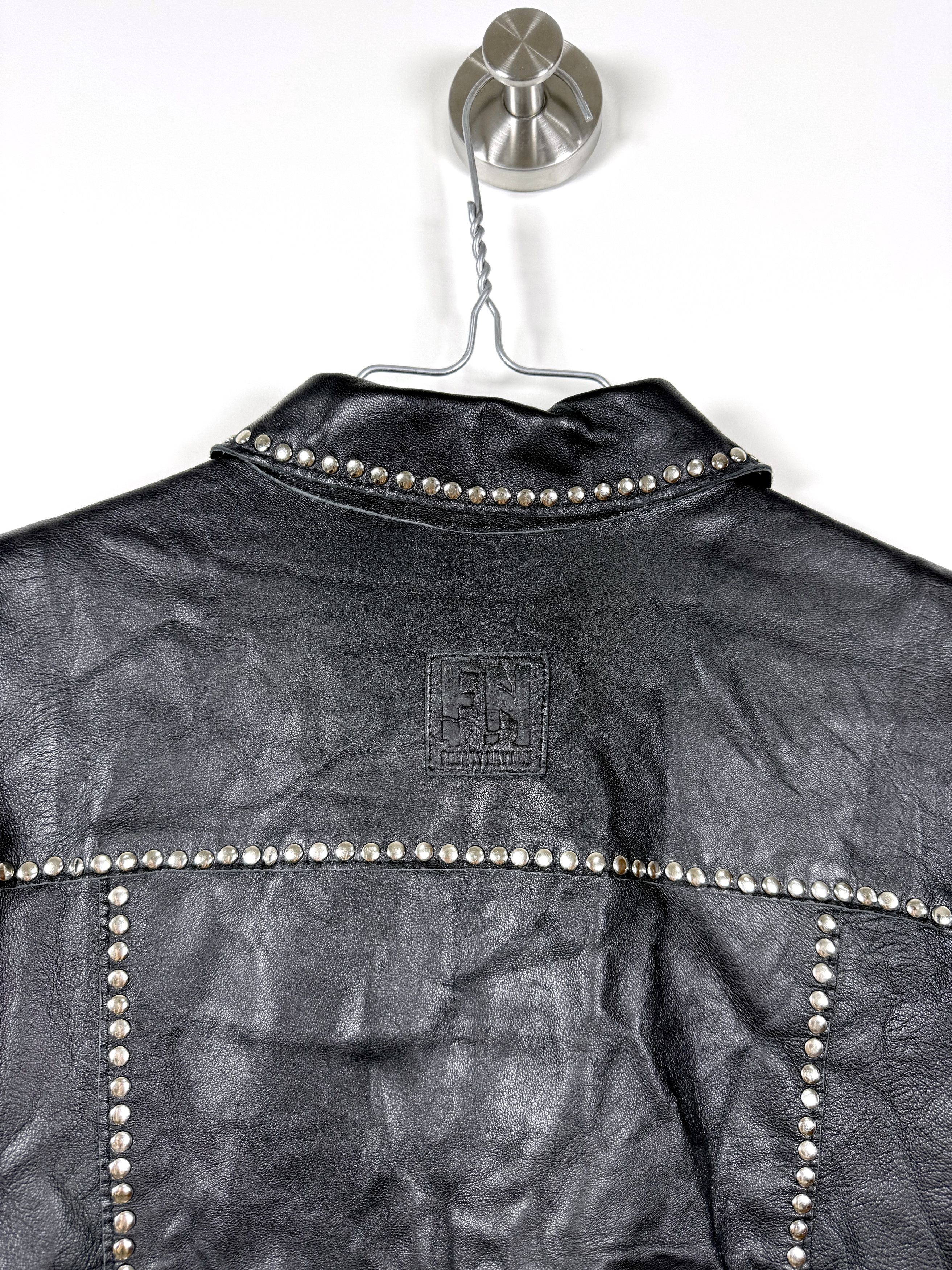 Other Women's Freaky Nation Studded Leather Vest Sleeveless (M) Size M / US 6-8 / IT 42-44 - 8 Thumbnail