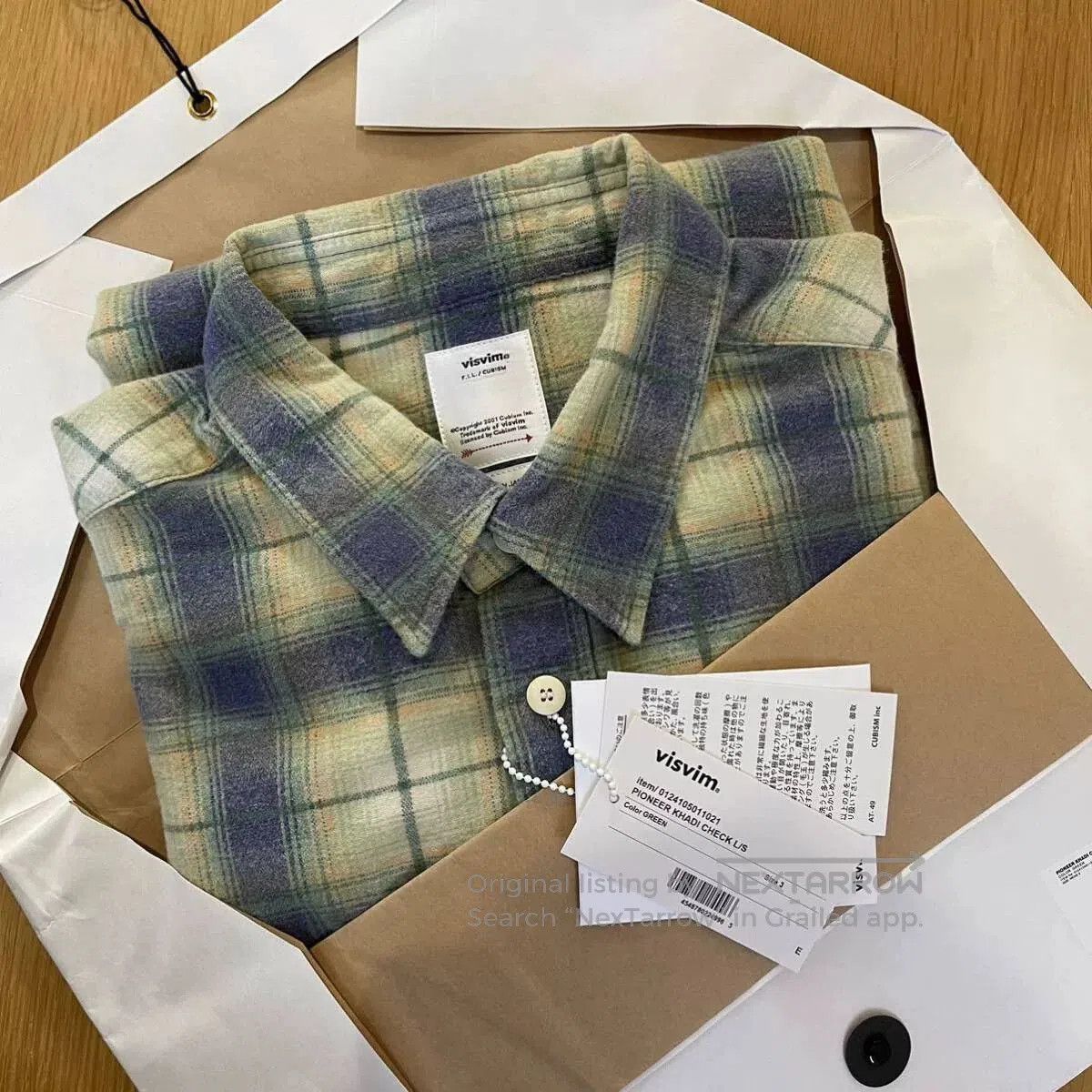 Visvim 24ss visvim PIONEER KHADI CHECK L/S. Size US M / EU 48-50 / 2 - 1 Thumbnail