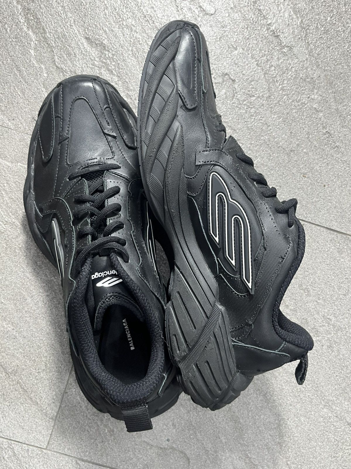 Balenciaga Balenciaga Monday Sneaker Triple Black EU43 Size US 10 / EU 43 - 10 Thumbnail