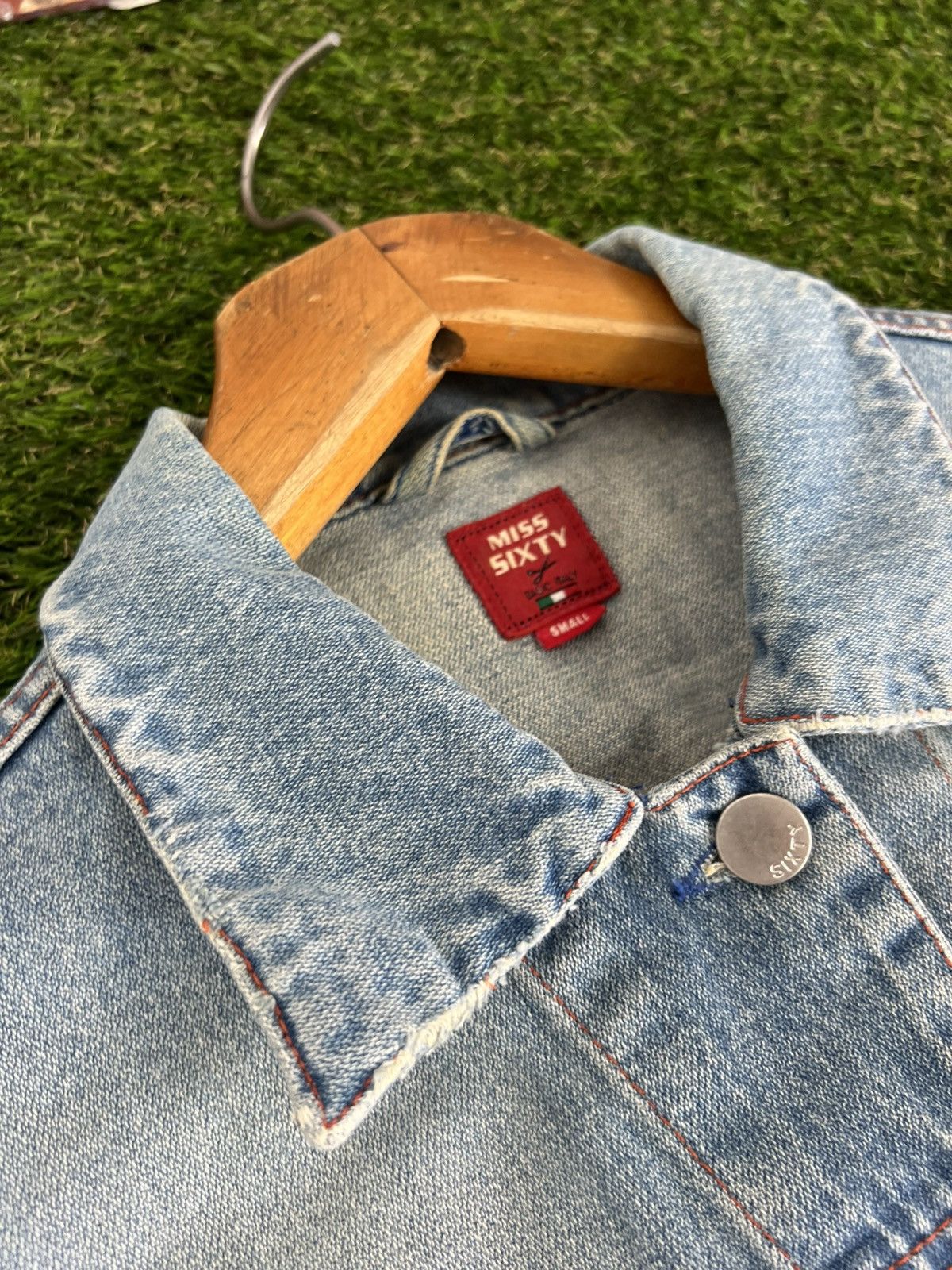 Miss Sixty Vintage miss sixty 00s denim trucker jacket Size S / US 4 / IT 40 - 6 Thumbnail