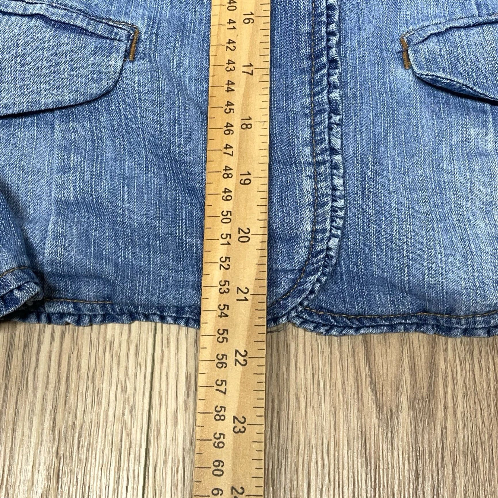 Faded Glory VINTAGE Faded Glory Denim Blazer Women Size 8 Cotton Blend Blue Casual Jacket Size M / US 6-8 / IT 42-44 - 5 Thumbnail