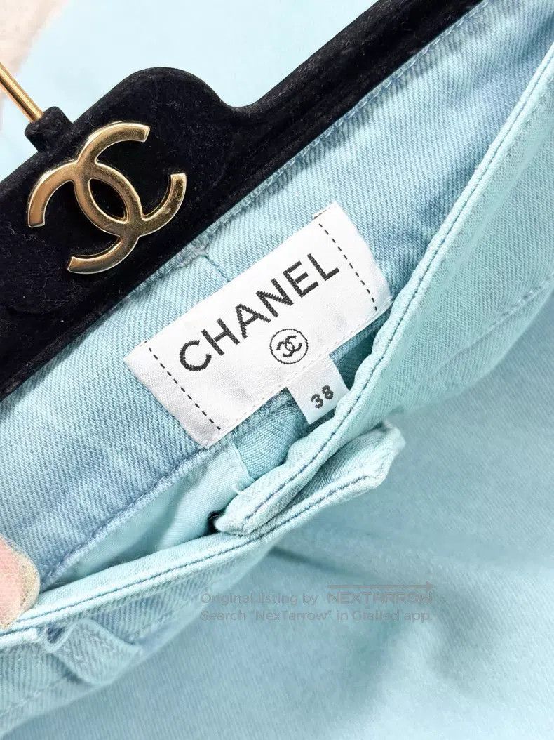 Chanel Chanel Star button denim wide-leg pants jeans Size 25" / US 0 / IT 36 - 5 Thumbnail