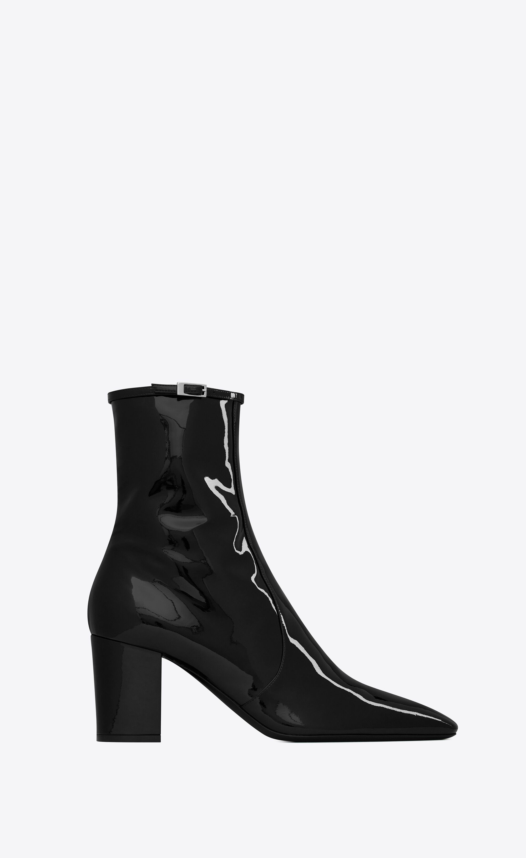 Saint Laurent Paris o1s1wg110225 757045 Betty Booties in Patent Leather in Black Size US 11 / IT 41 - 1 Thumbnail