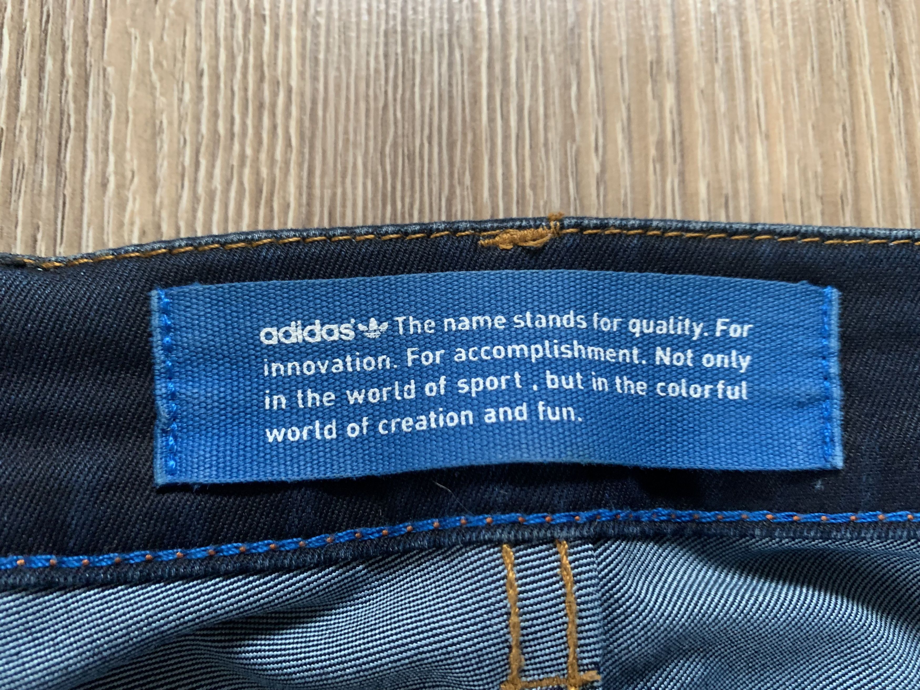 Adidas Men’s Blue Adidas Originals Denim Jeans Size US 26 / EU 42 - 7 Thumbnail
