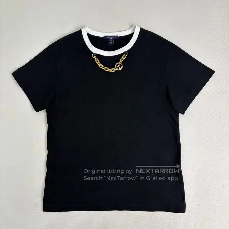 Louis Vuitton Louis Vuitton Black Cotton Women's T. Size M / US 6-8 / IT 42-44 - 1 Thumbnail