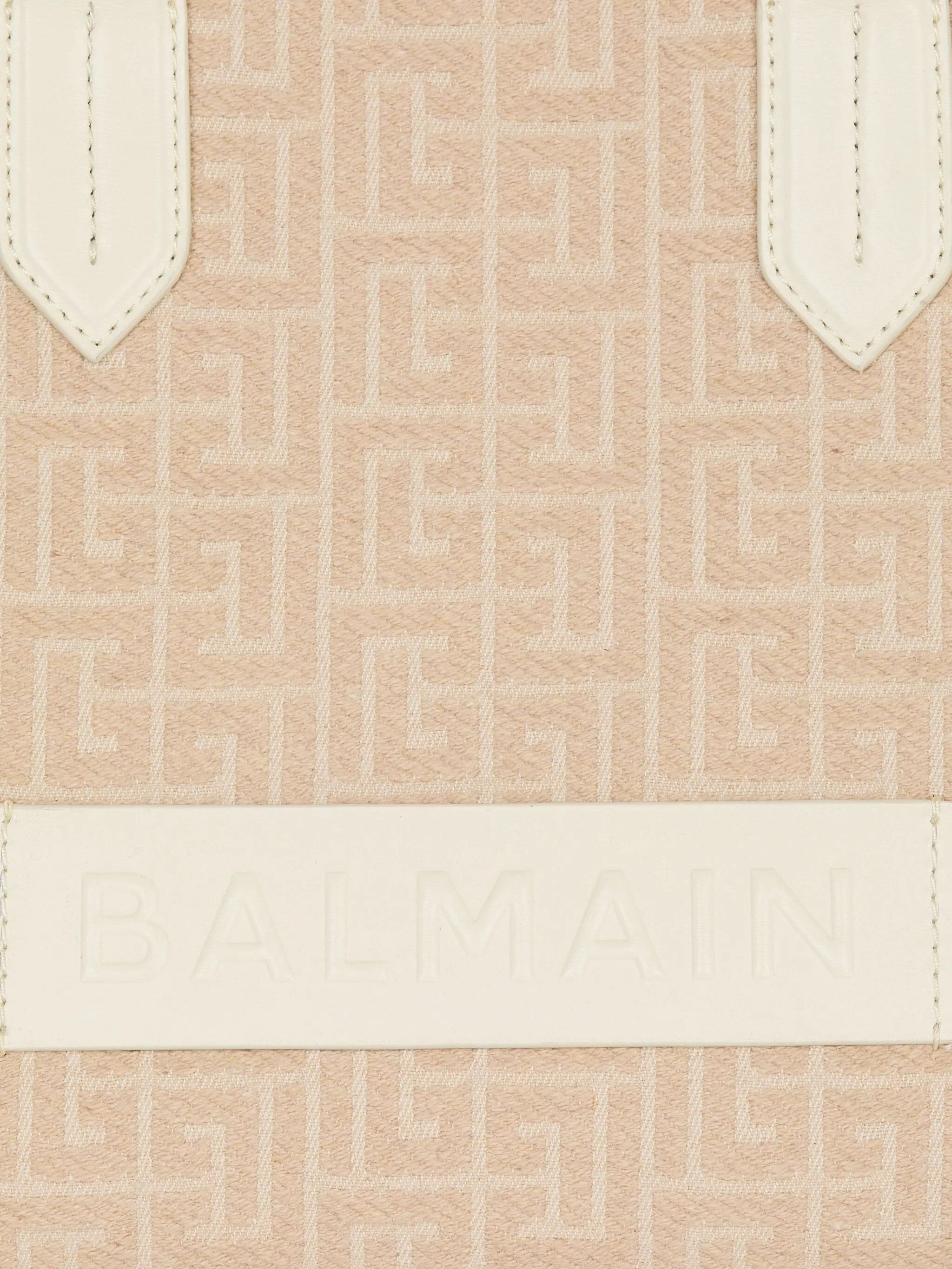 Balmain os11x0226 Size: OS / B-Army 36 Tote Bag in Beige Size ONE SIZE - 6 Thumbnail