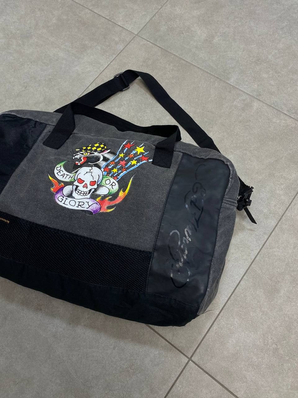 Ed Hardy Vintage Ed Hardy Death or Glory Travel Tattoo Y2K Bag Size ONE SIZE - 4 Thumbnail